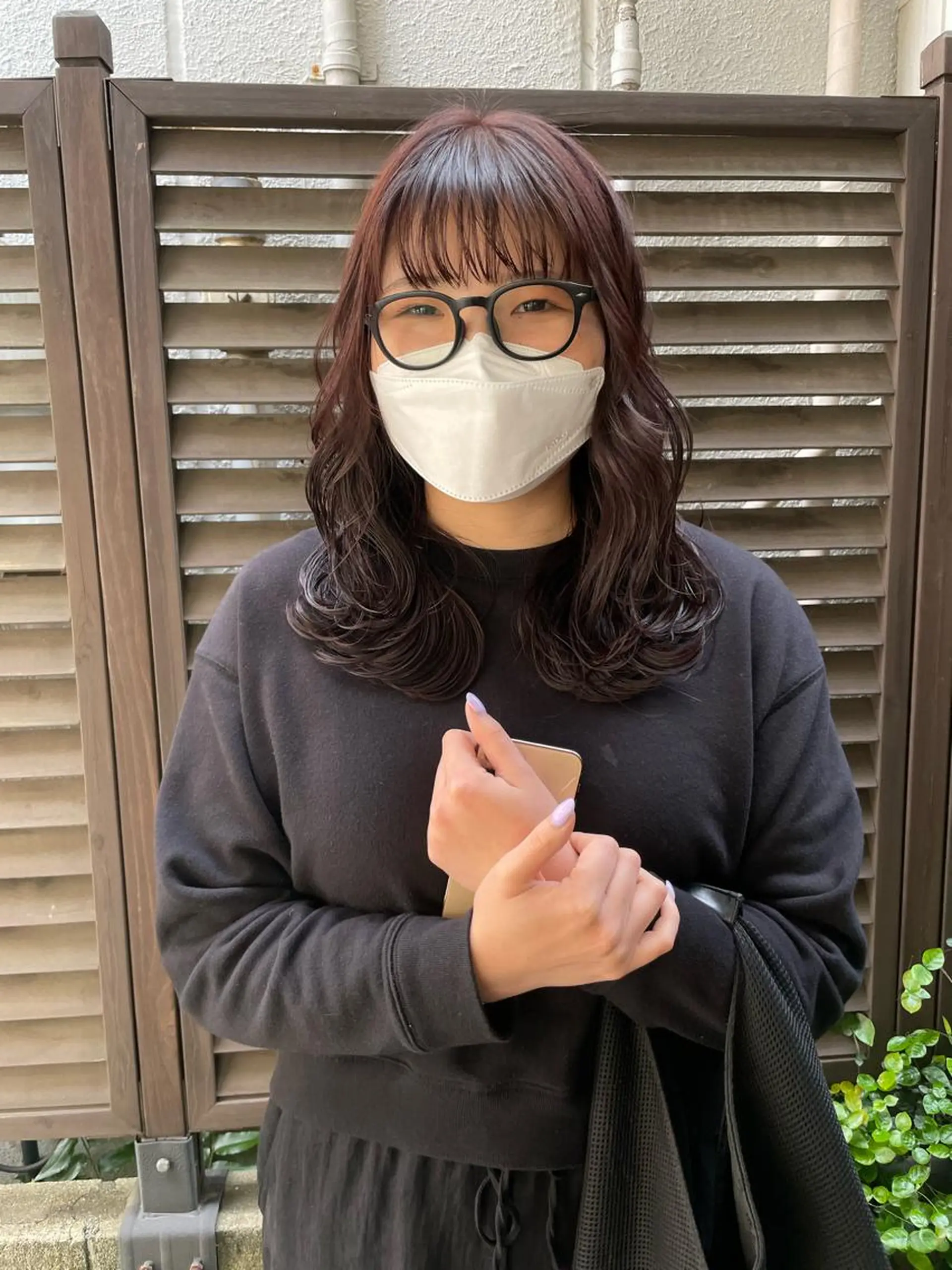セミロング カラー 小原 慧美のヘアスタイル