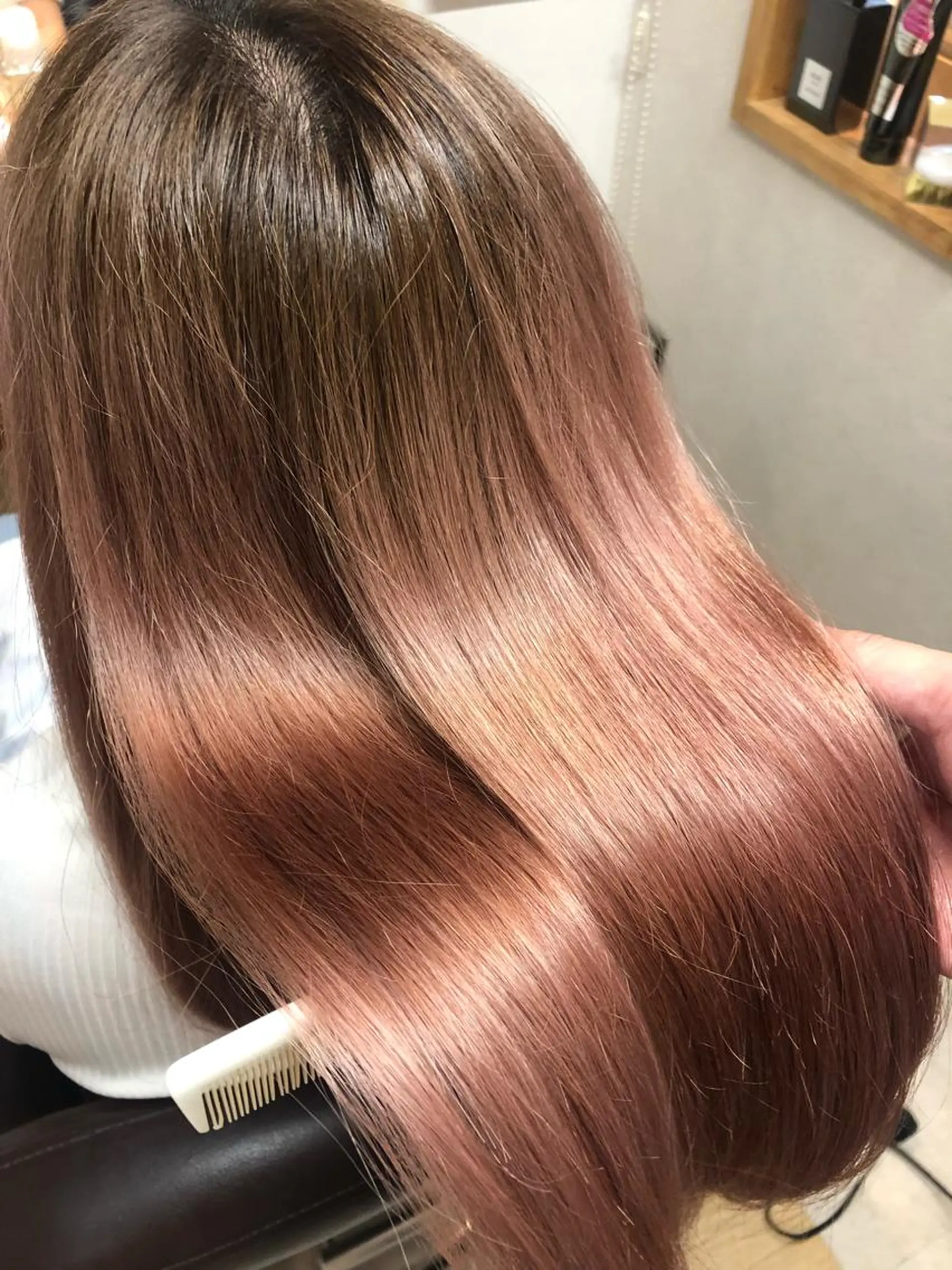 セミロング くせ毛 髪質改善 縮毛矯正 トリートメント tuuli トゥーリのヘアスタイル