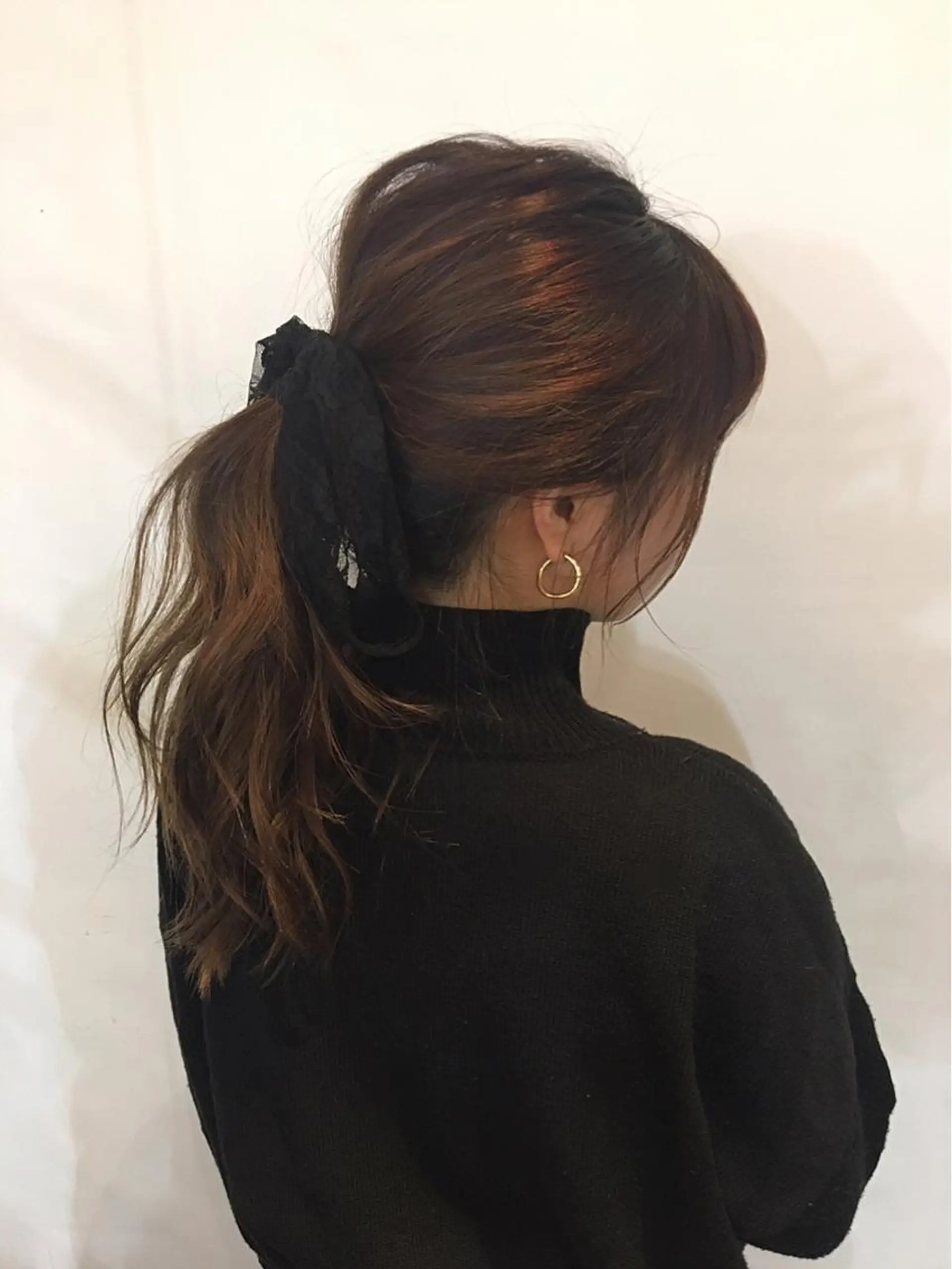 ロング カラー ブラウンカラー ショコラブラウン 狩野 羅夢のヘアスタイル