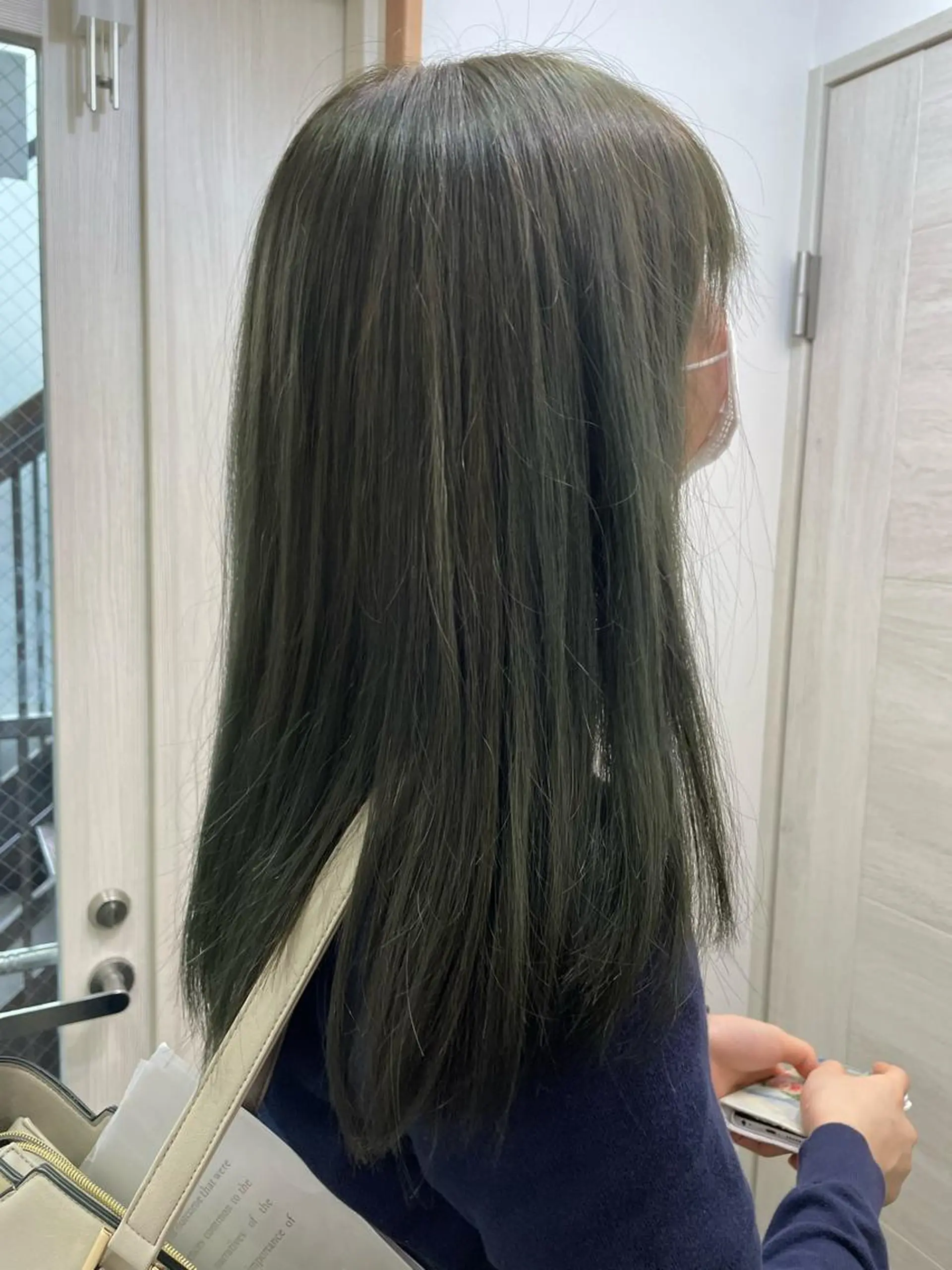 ロング カラー ブリーチ ブリーチなしカラー ヘアカラー tokute 中野真咲🐺のヘアスタイル