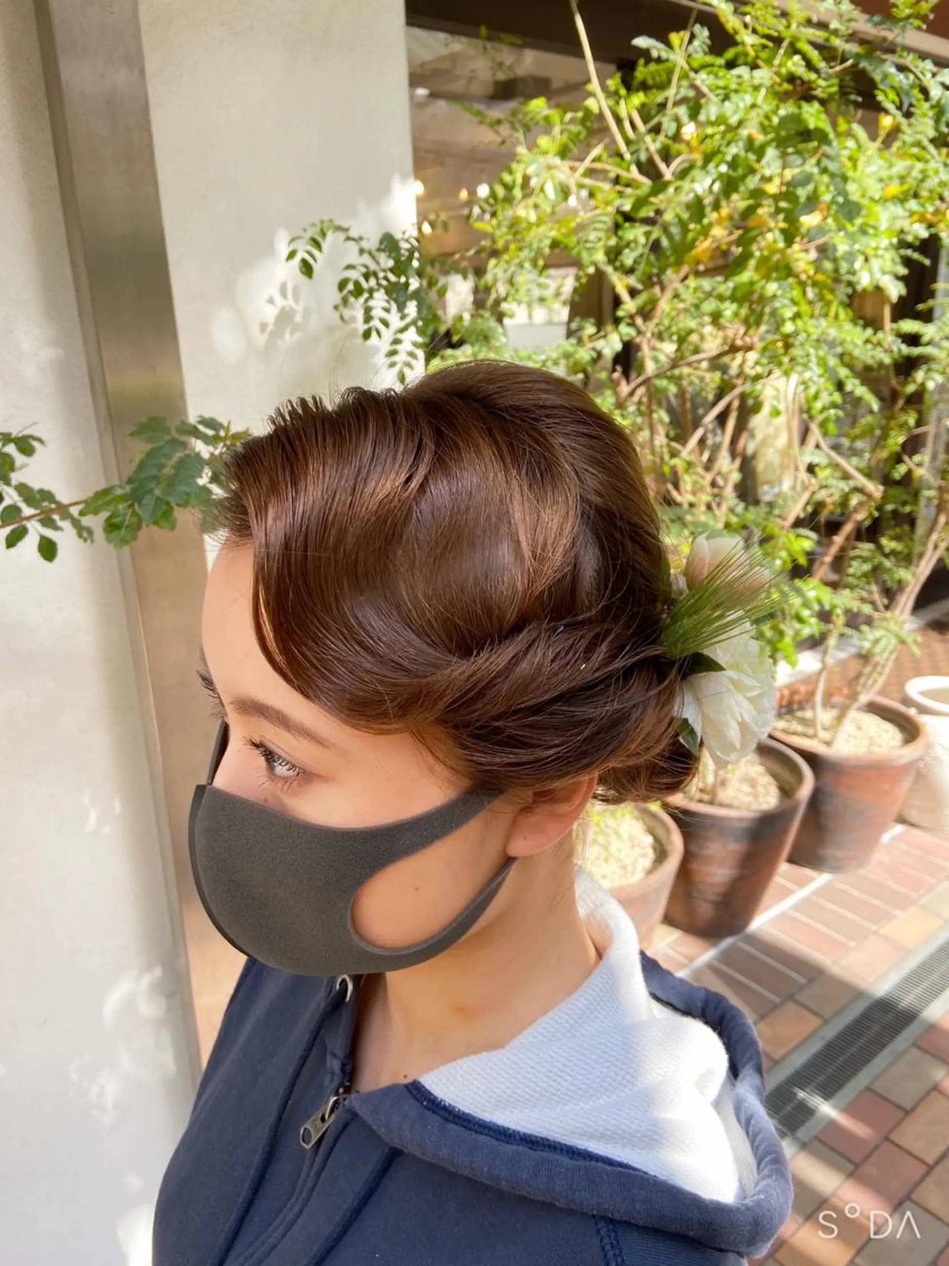 ミディアム 早稲田 千尋のヘアスタイル
