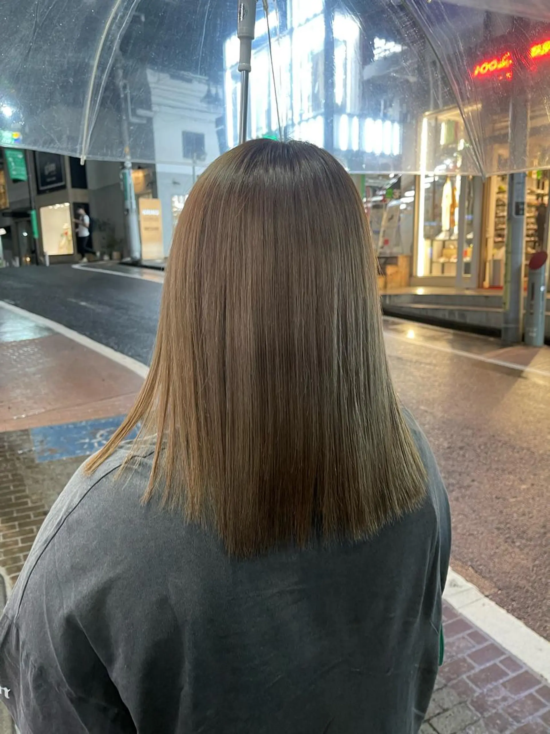 セミロング カラー ヘアカラー トリートメント ヘアセット モテ髪提案します💕 髪質改善宗一郎のヘアスタイル