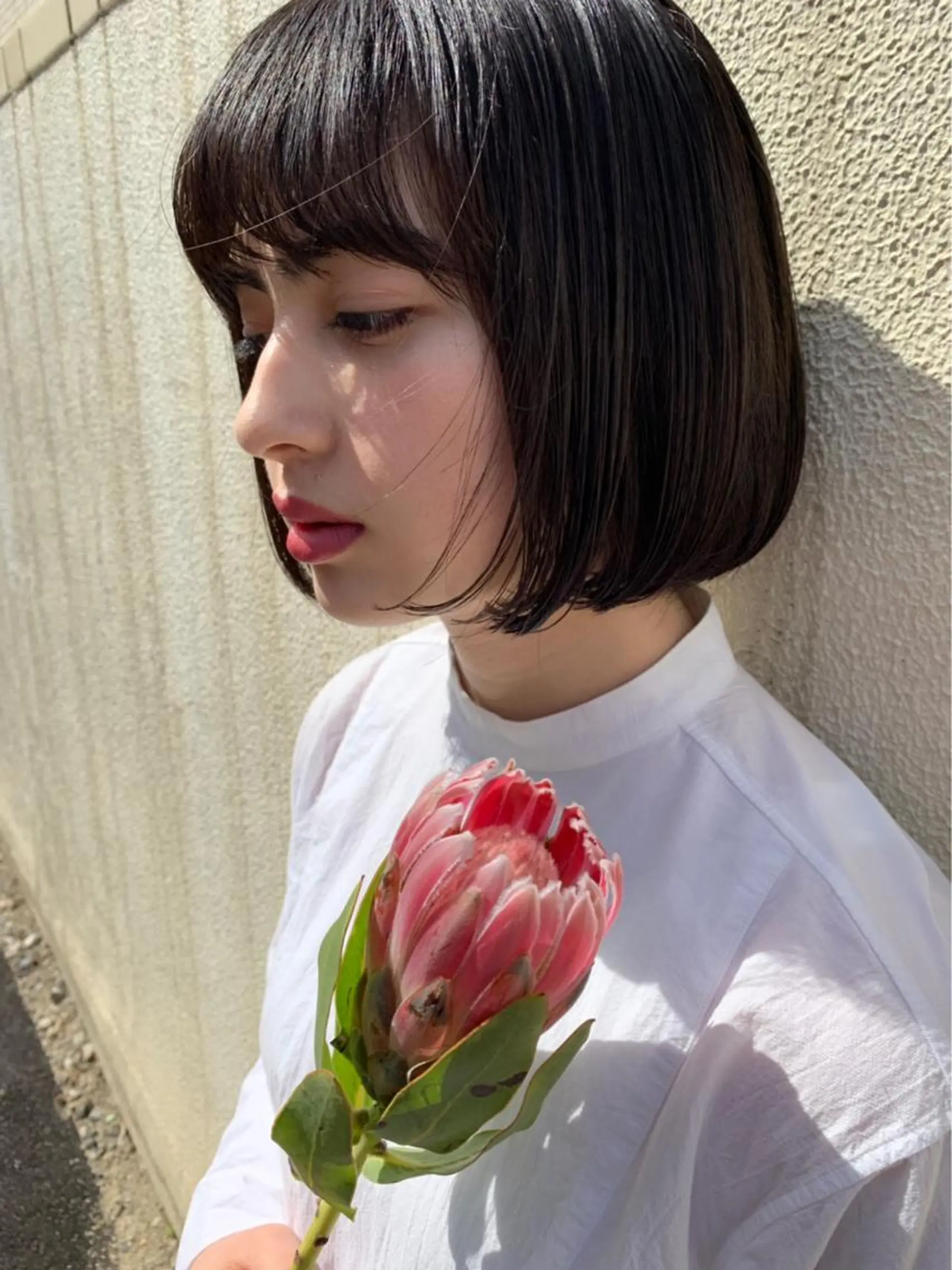 ミディアム 砂原 ひよりのヘアスタイル
