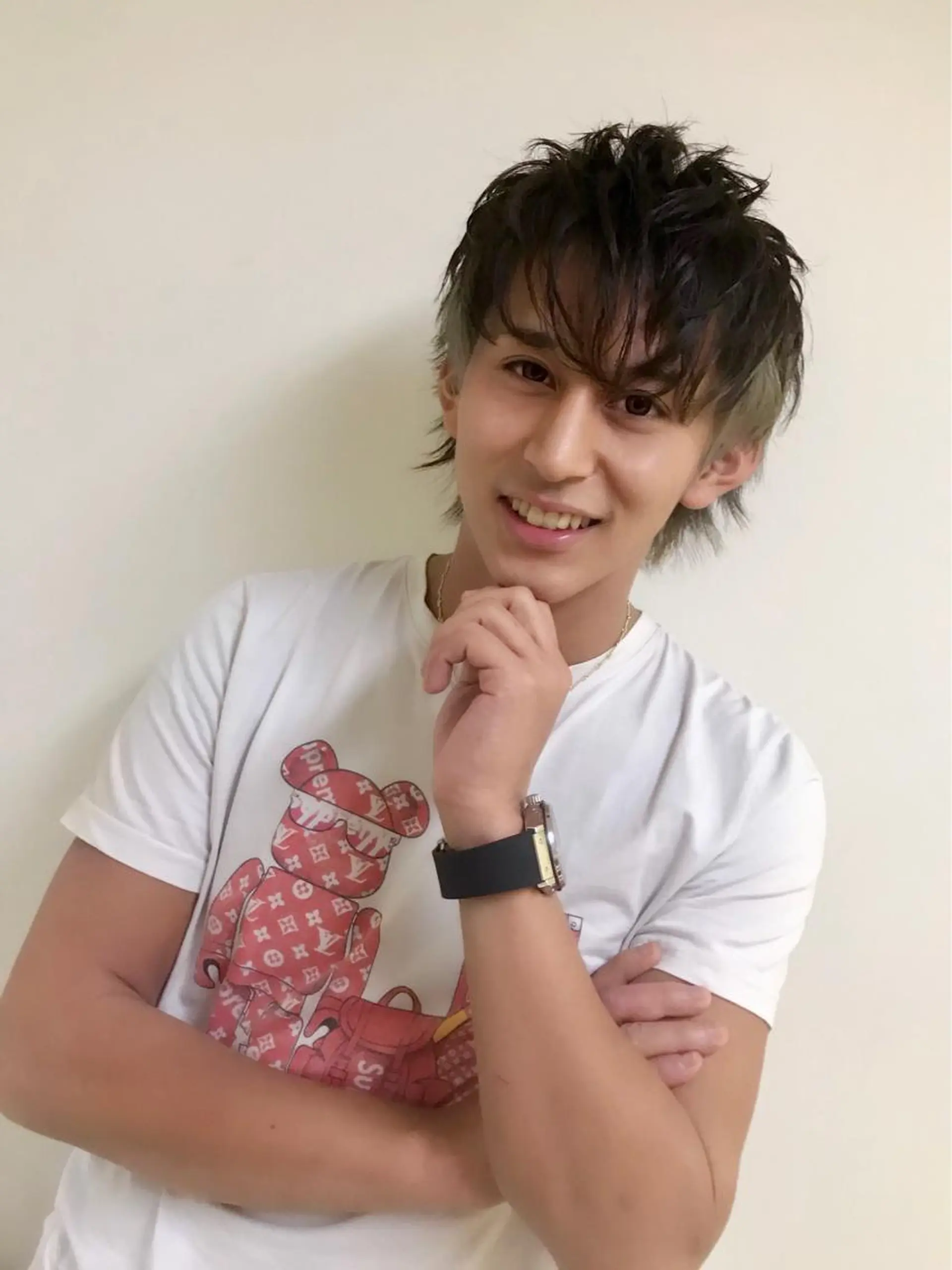 ショート カラー パーマ ヘアアレンジ メンズ 吉川 宙翔のヘアスタイル