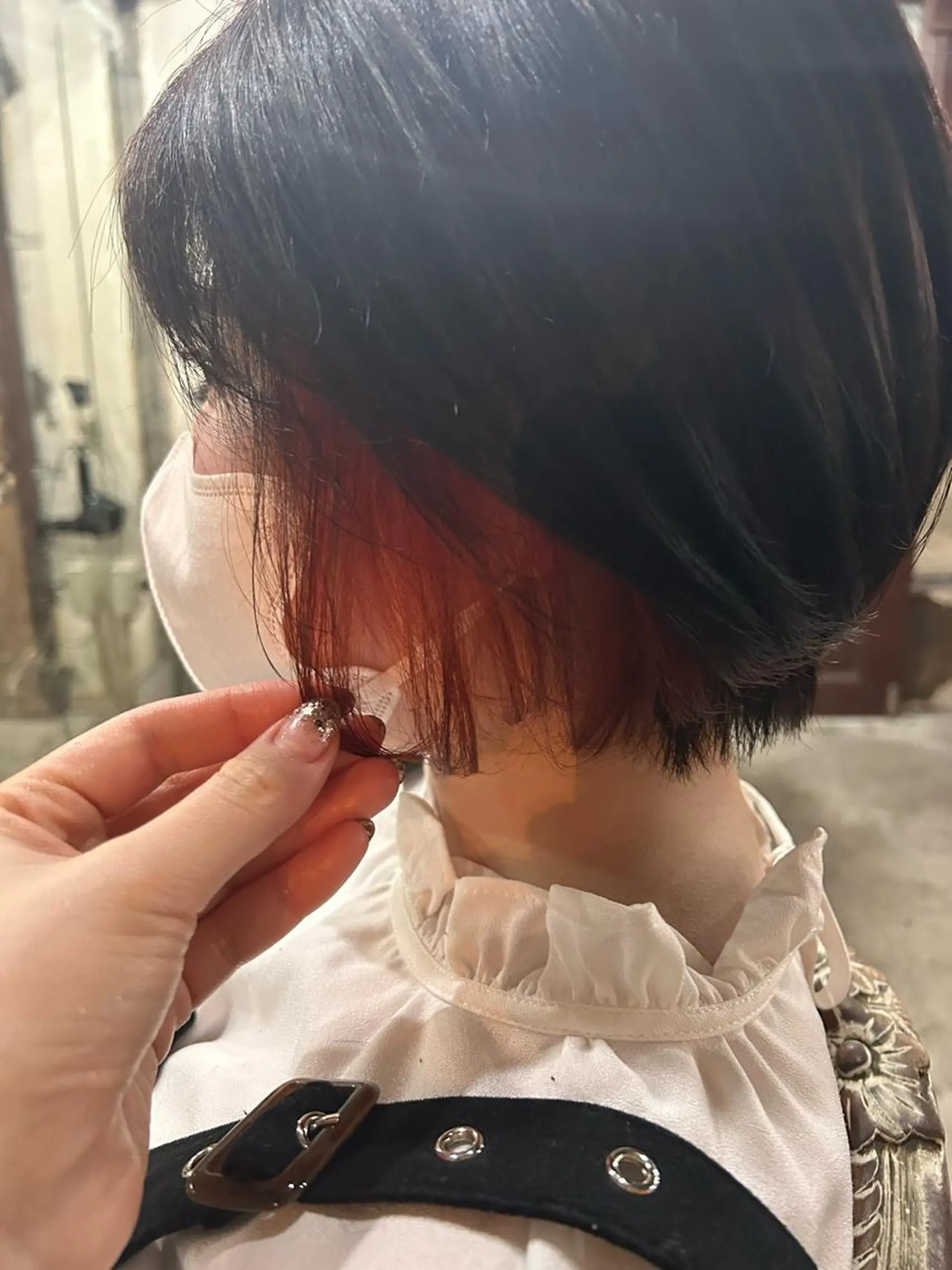ショート カラー ショートボブ インナーカラー ボブ ショートヘア お任せヘア☘️☘️ 及川渚のヘアスタイル