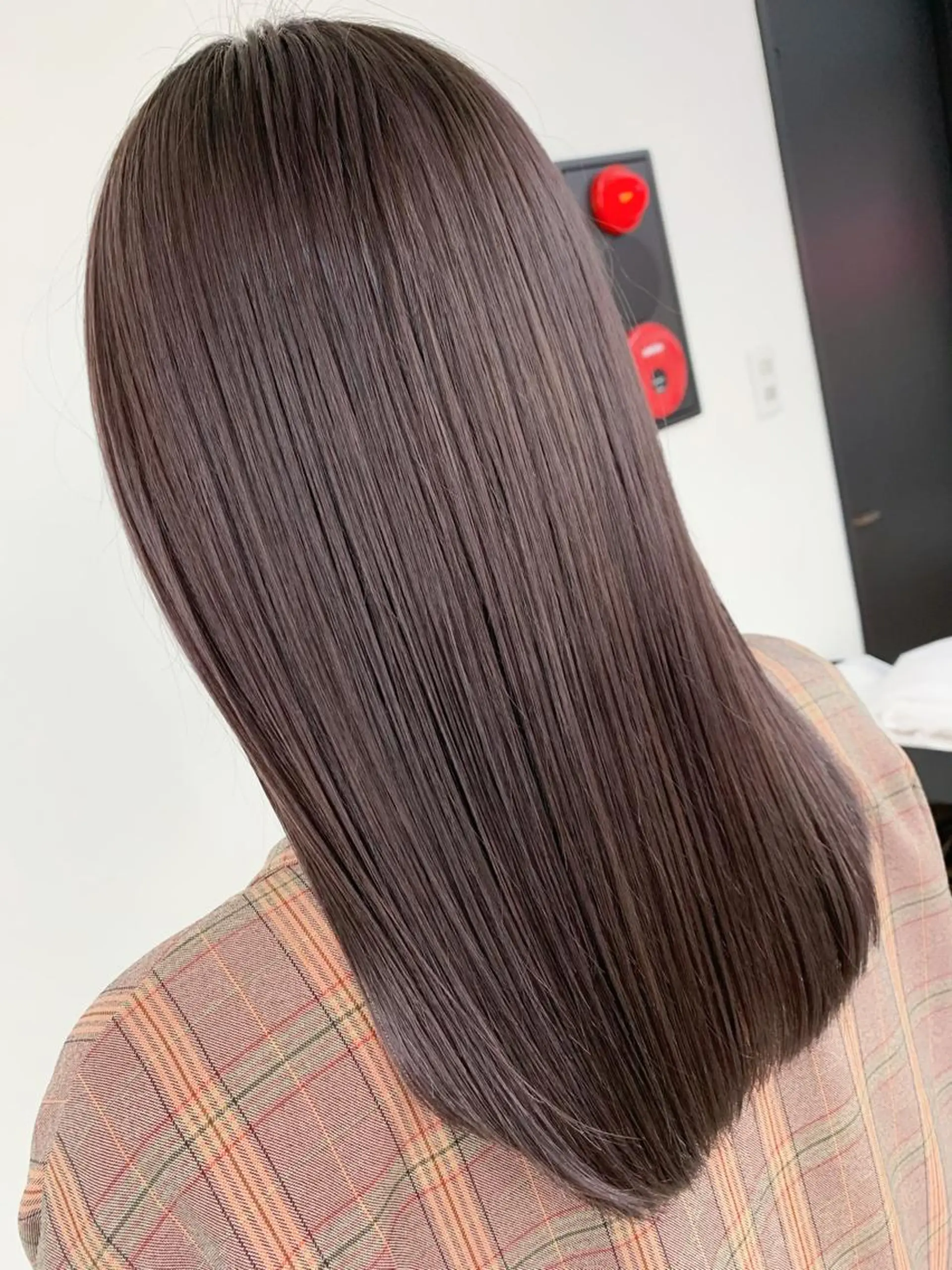 セミロング ヘアカラー トリートメント 🥇近藤 恭輔🥇 Recharme新保のヘアスタイル
