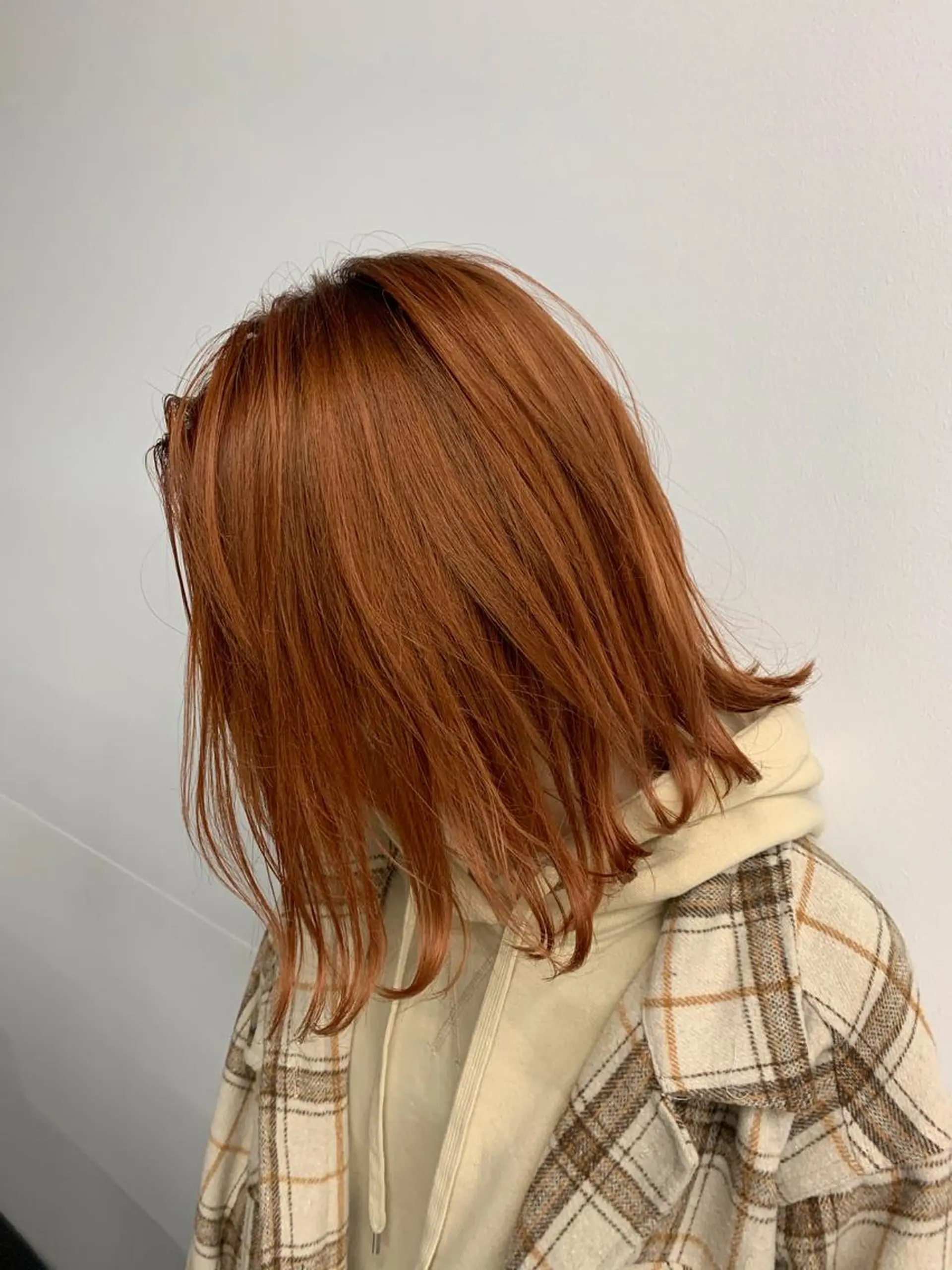 ミディアム ヘアカラー 横山 奈央のヘアスタイル