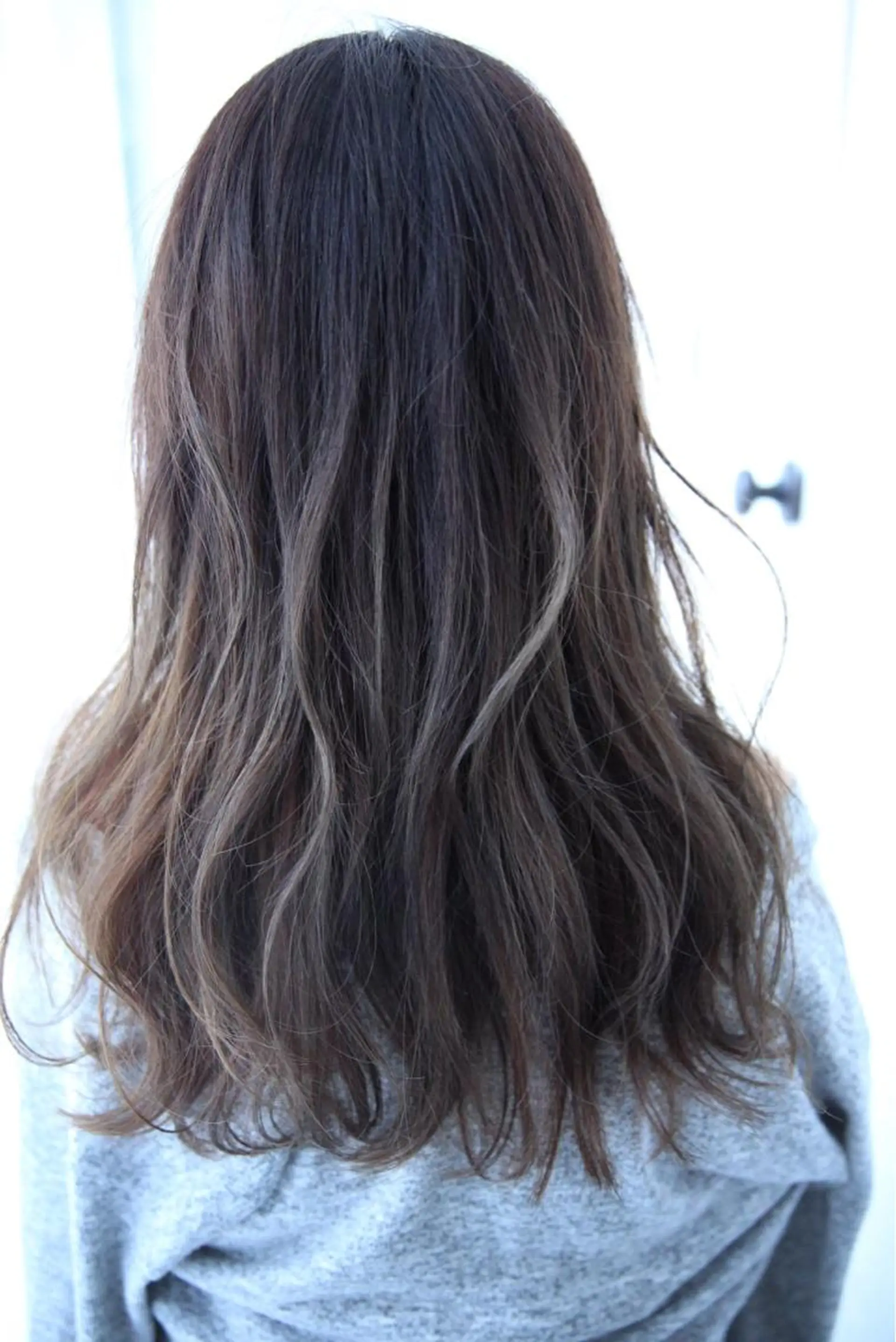 ロング カラー 透明感カラー カット ヘアカラー fio マナミのヘアスタイル