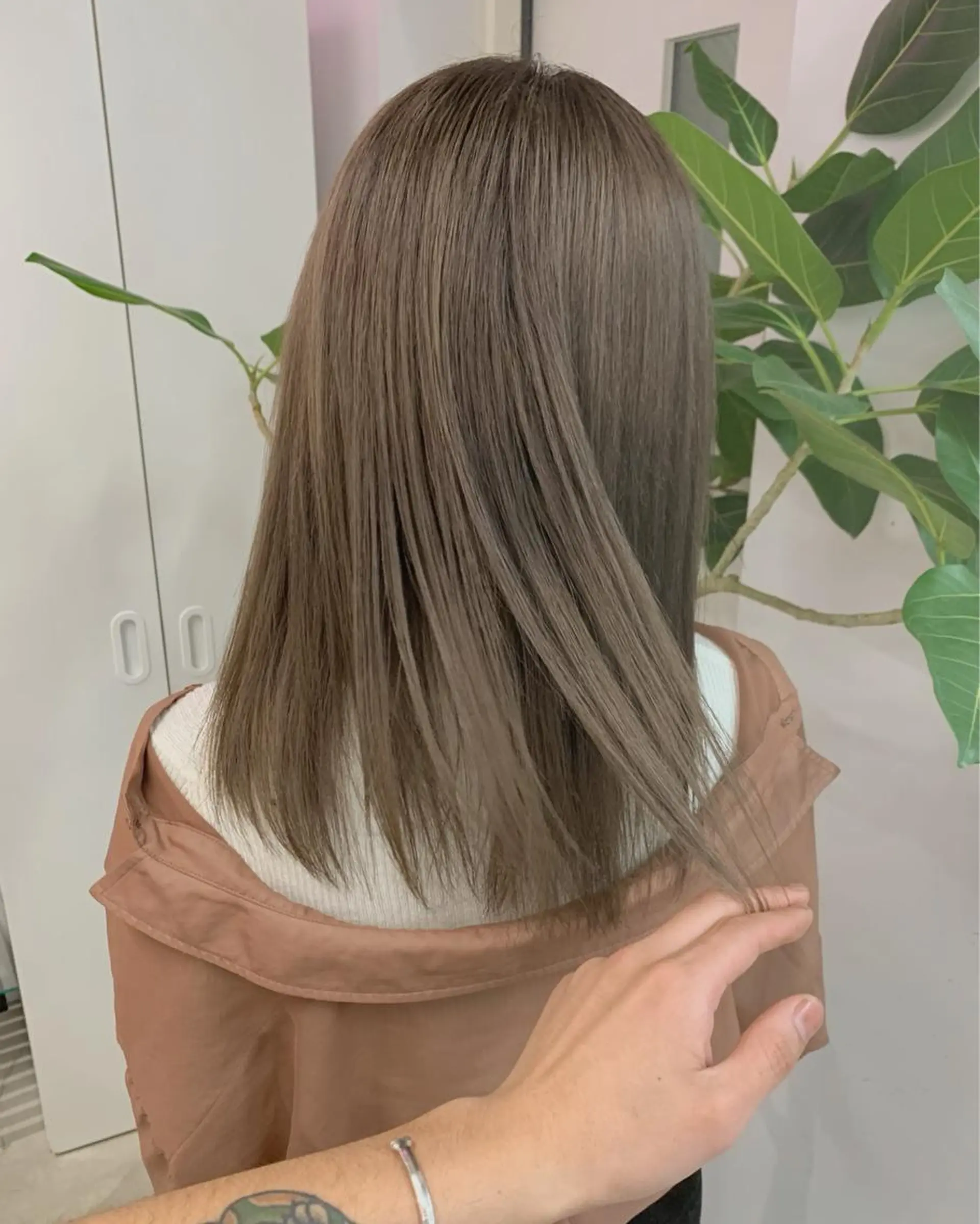 セミロング 韓国風/髪質改善 赤み消し✨junkiのヘアスタイル