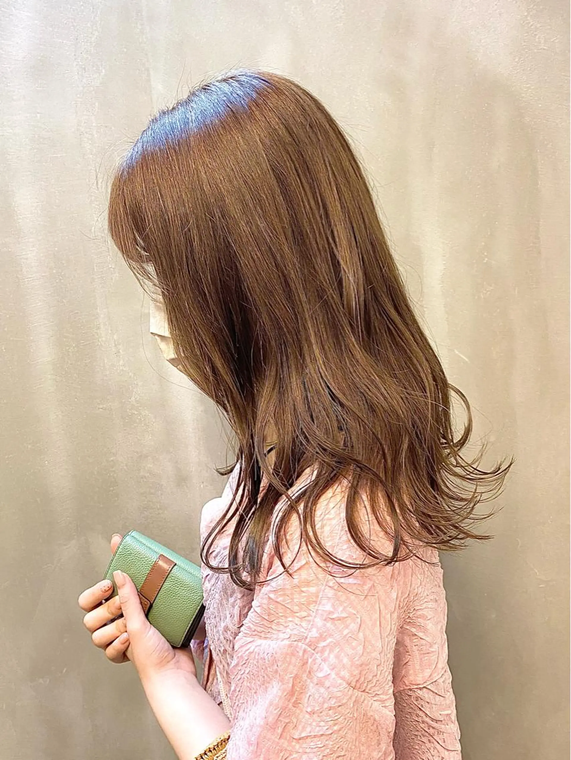 セミロング カラー ベージュカラー カット ヘアカラー トリートメント ハル🌸柔色/ ブリーチなし/艶髪のヘアスタイル