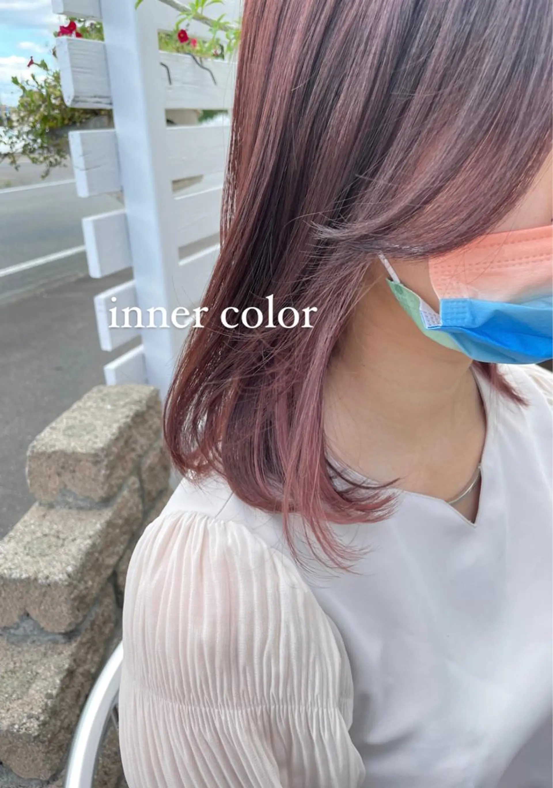 ミディアム カラー カット ヘアカラー コレットヘアー 田中アヤノのヘアスタイル