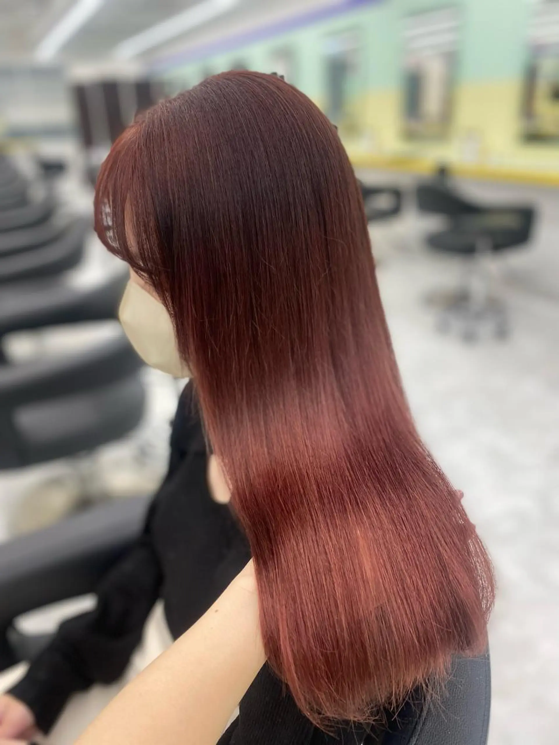 セミロング カラー パーマ ヘアアレンジ メンズ キッズ ネイル マツエク・マツパ アイブロウ ヘアカラー トリートメント ヘッドスパ ヘアセット linette所属・🐩推し活🐩 FUTABA🍒のヘアスタイル