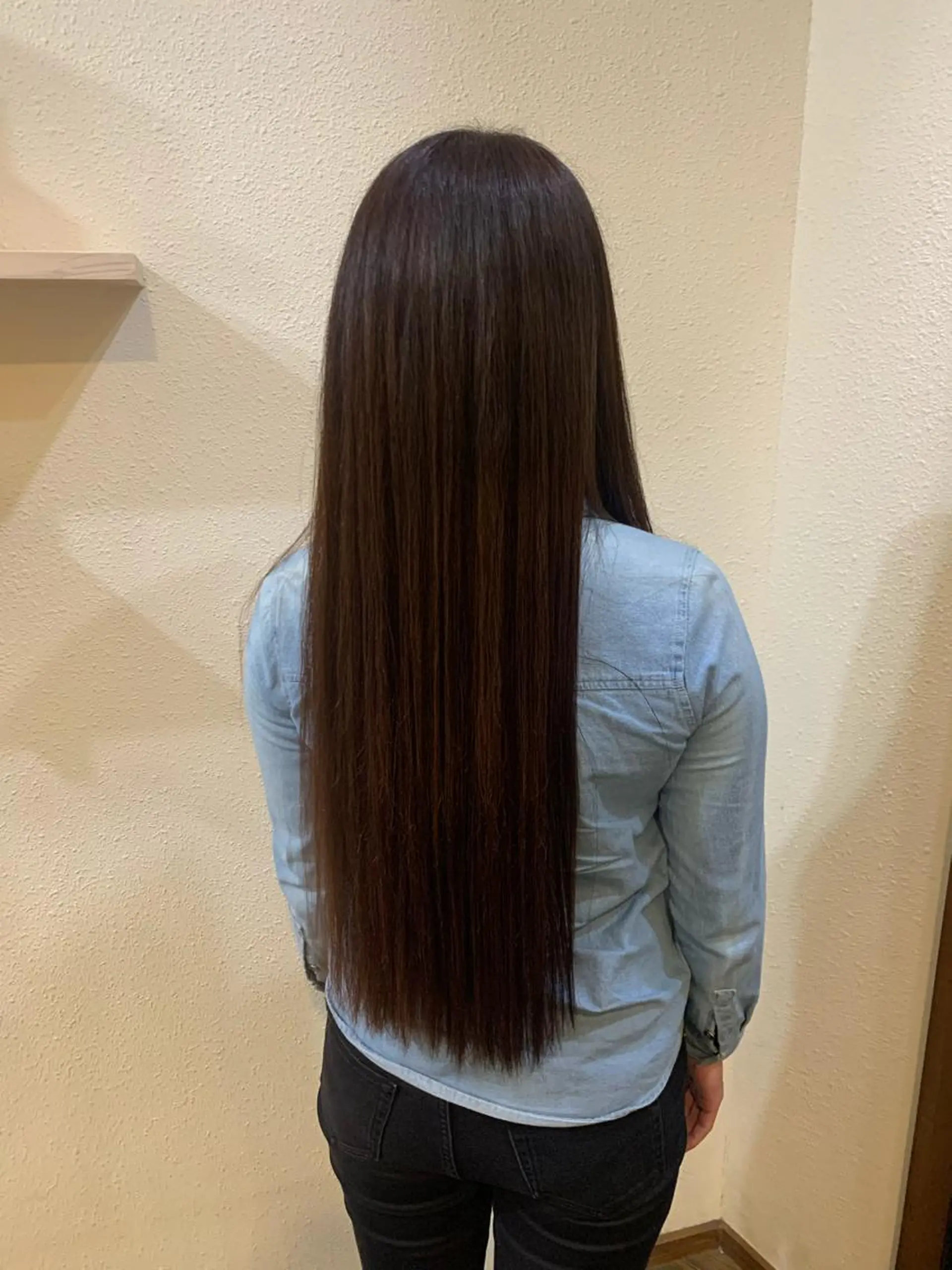 ロング カラー 梶原 真帆のヘアスタイル