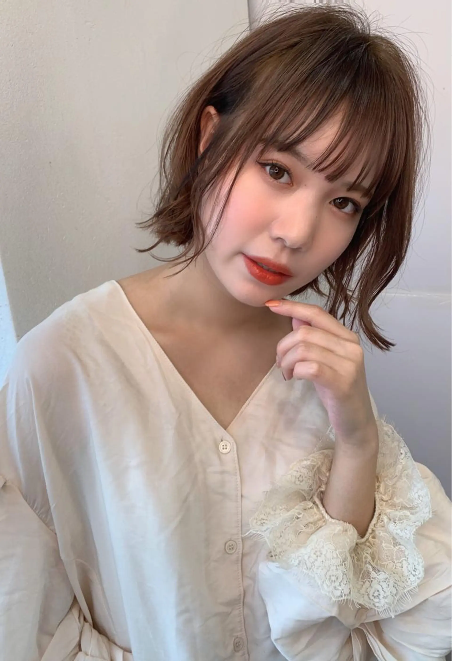 ショート 縮毛矯正/ショート/ レイヤー/畑中正敏のヘアスタイル