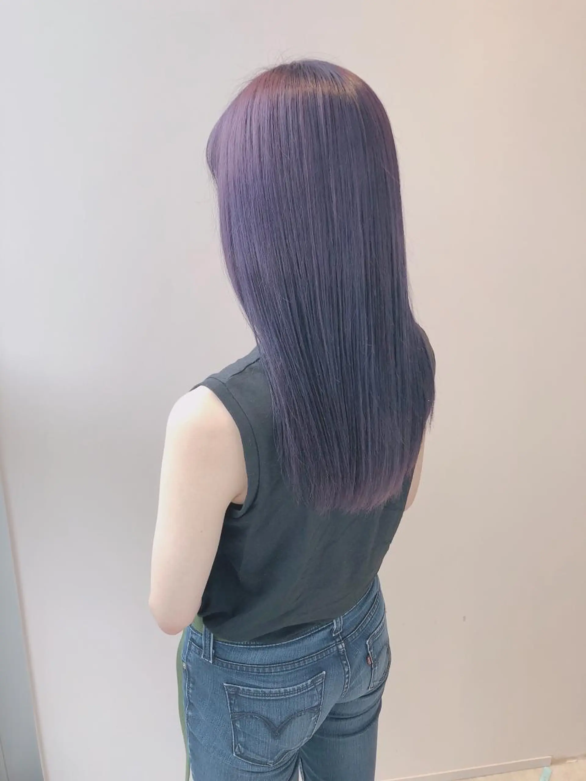 カラー ブリーチ レイヤーカット 古川洋之のヘアスタイル