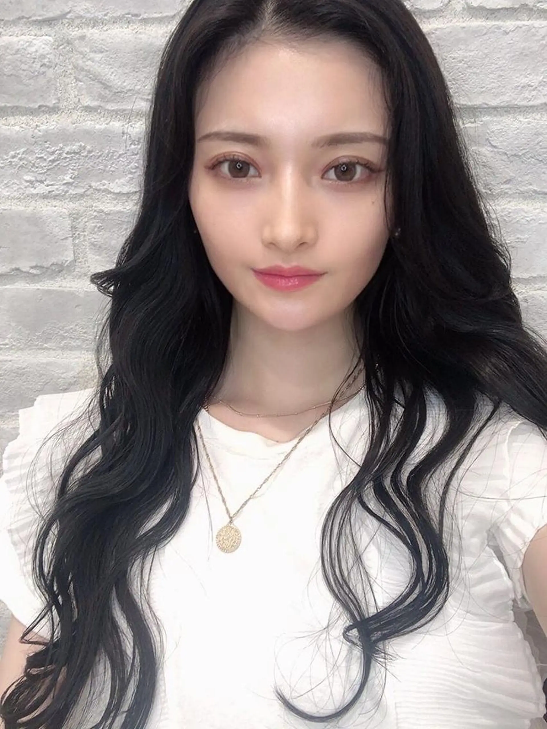 ロング カラー ブルーカラー ネイビーカラー カット ヘアカラー 韓国/色気/レイヤー /AVANCE天王寺のヘアスタイル