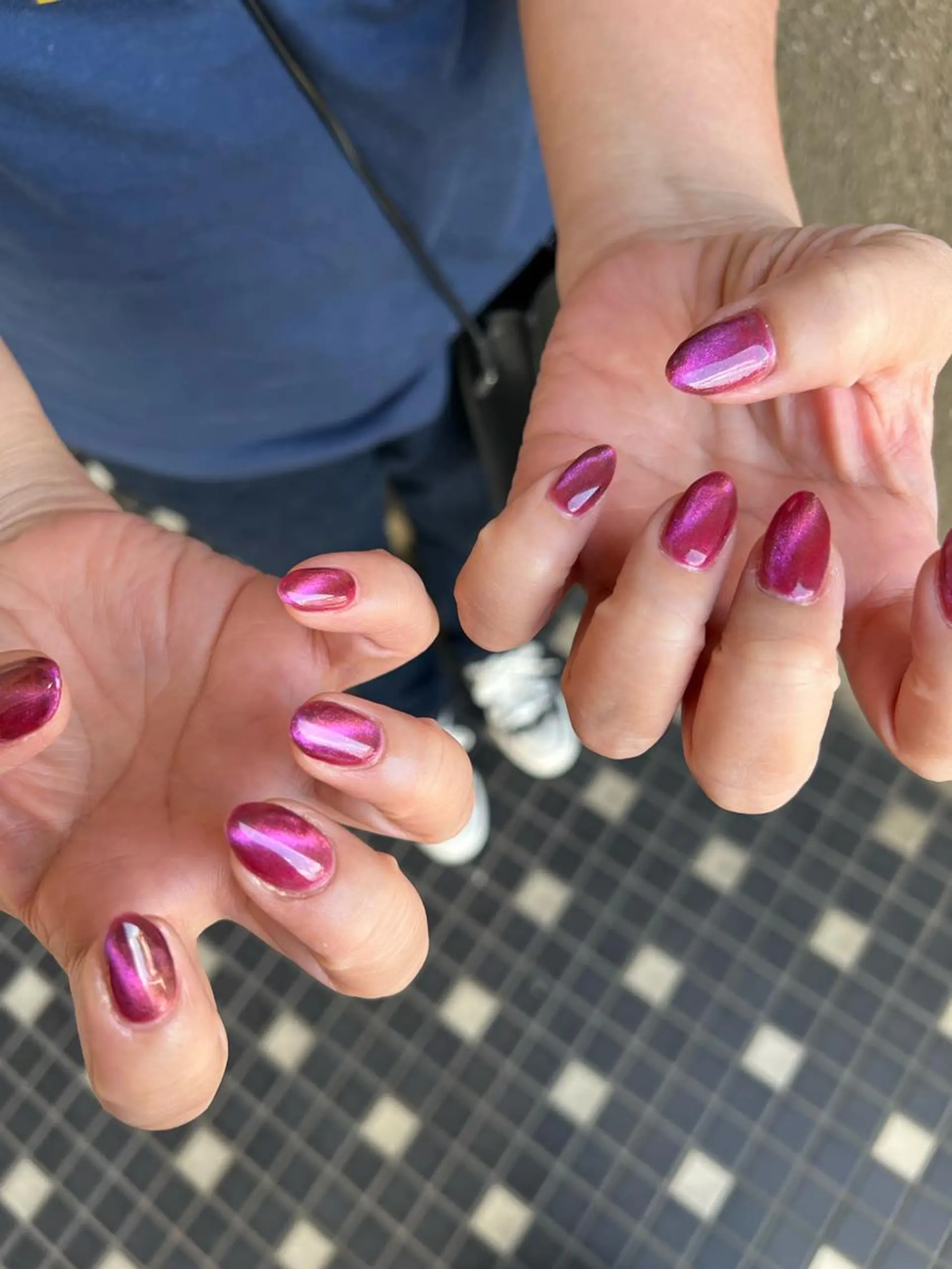 ネイル キラキラネイル マグネットネイル LianA Nail rinaのネイルデザイン