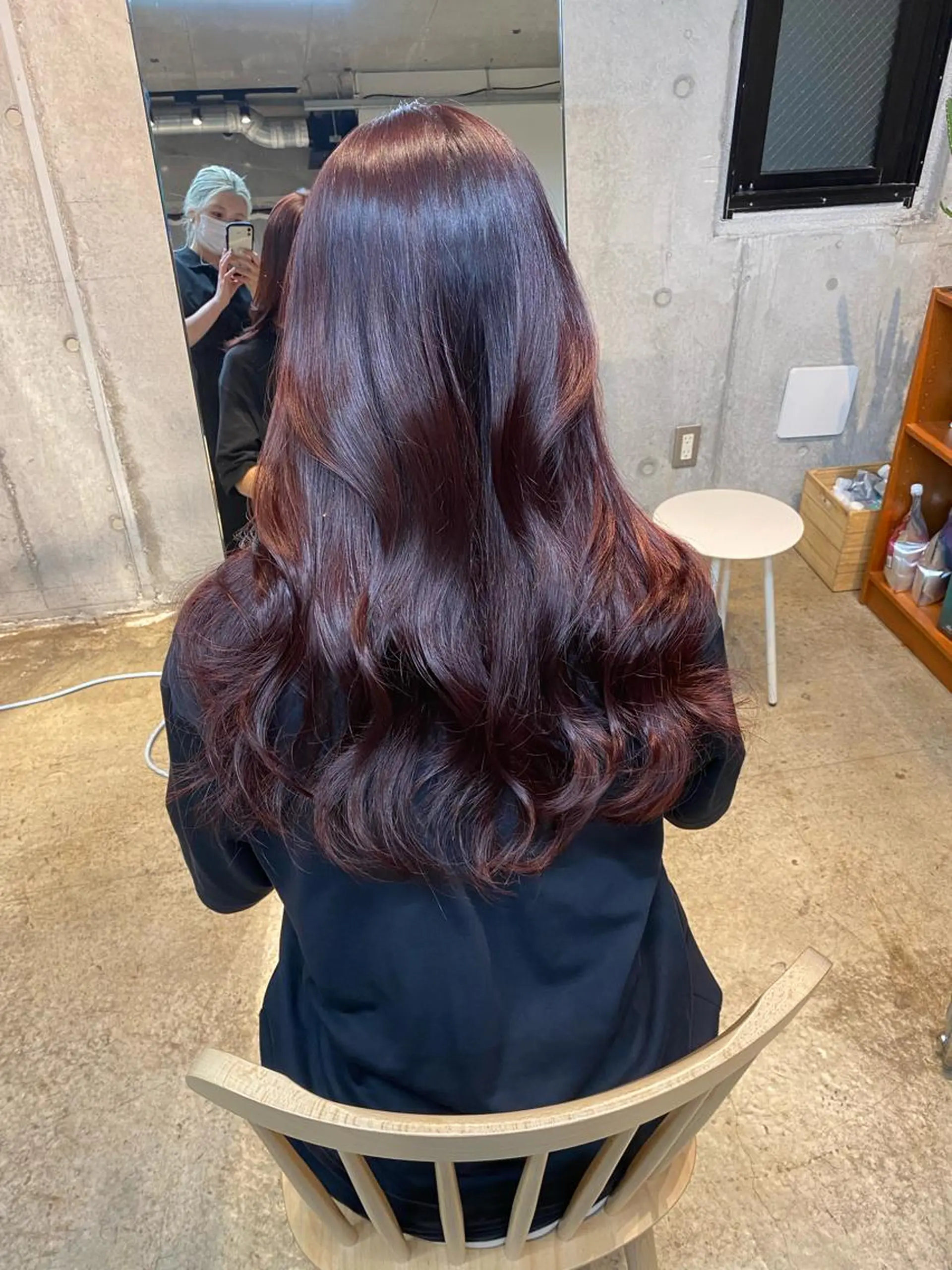 ロング カラー 飯田 みづきのヘアスタイル