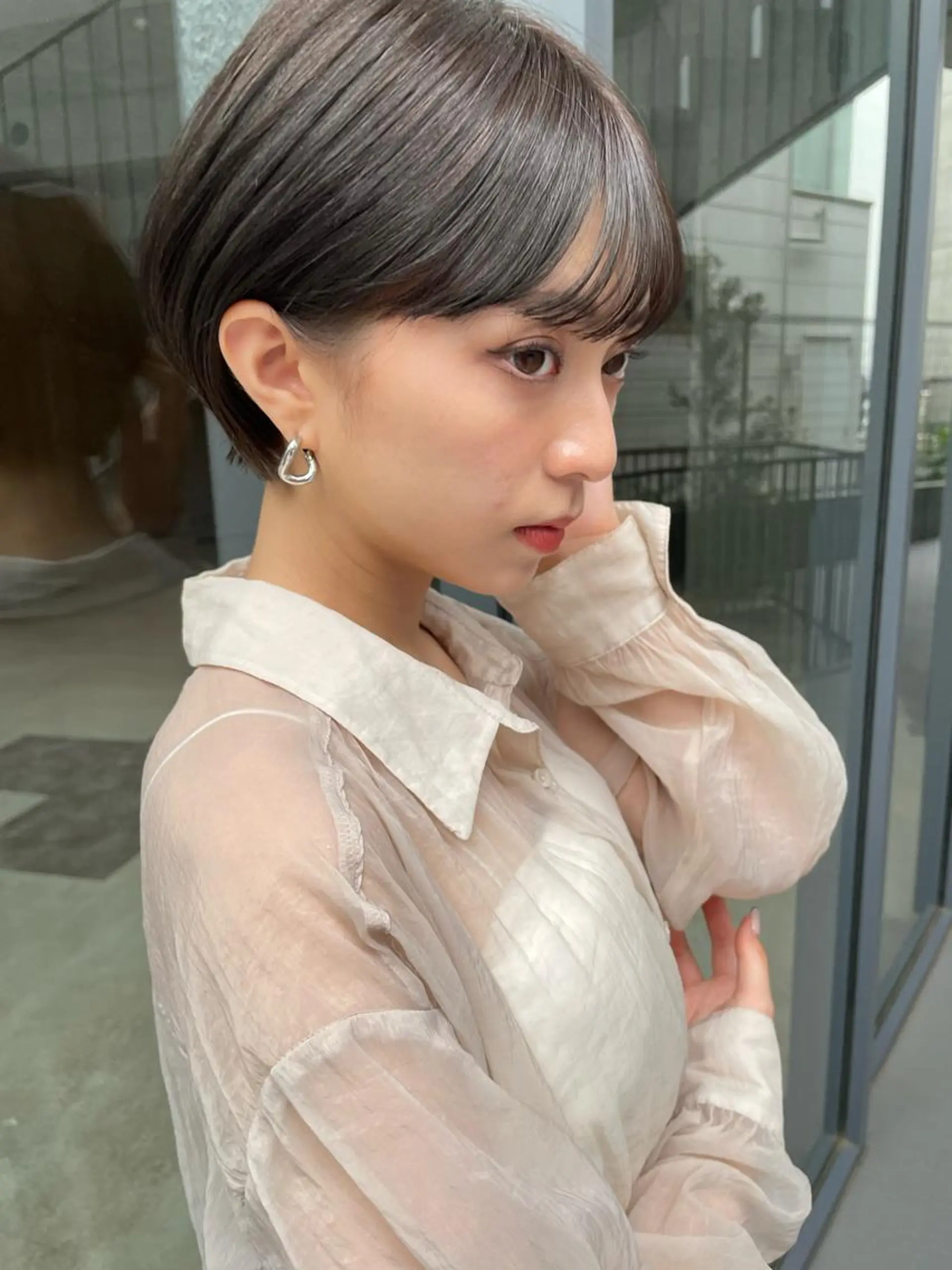 ショート パーマ 松井美樹/似合わせ ガーリー・韓国のヘアスタイル