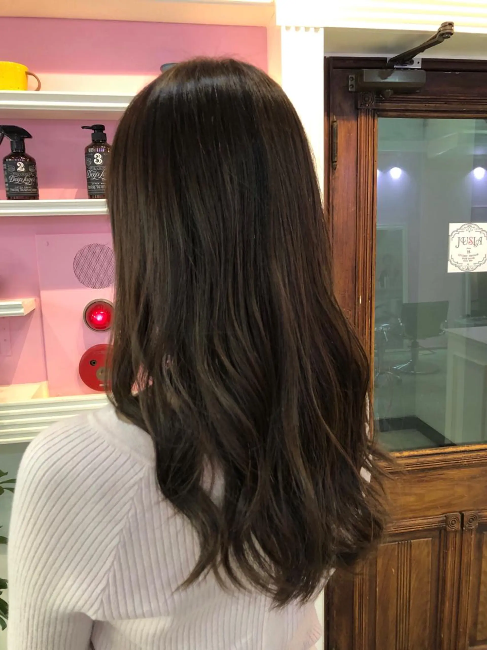 ロング カット ヘアカラー トリートメント 💜 MINORI💜のヘアスタイル