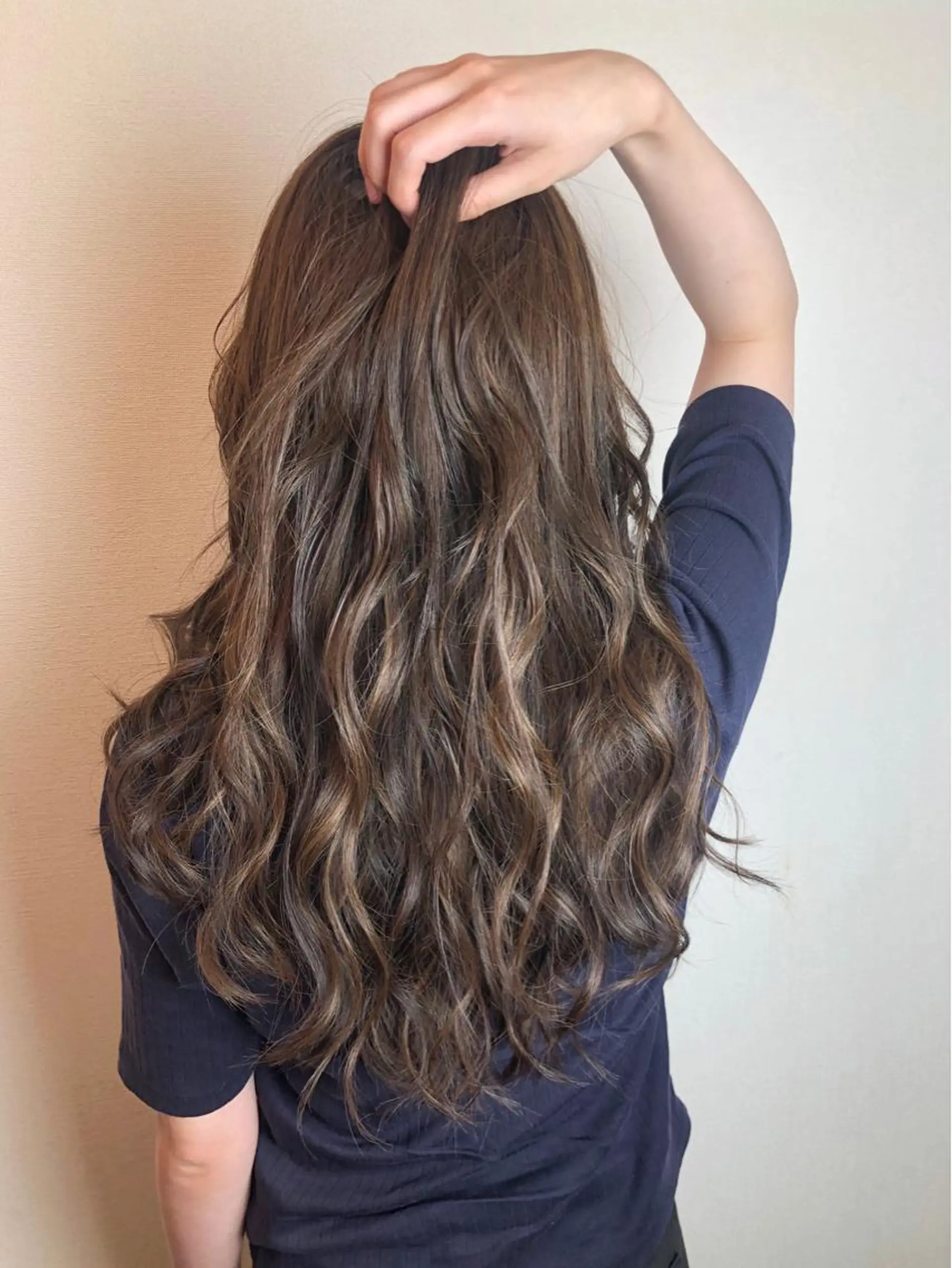 ロング カラー シールエクステ エクステ エクステ 是枝 さくらのヘアスタイル