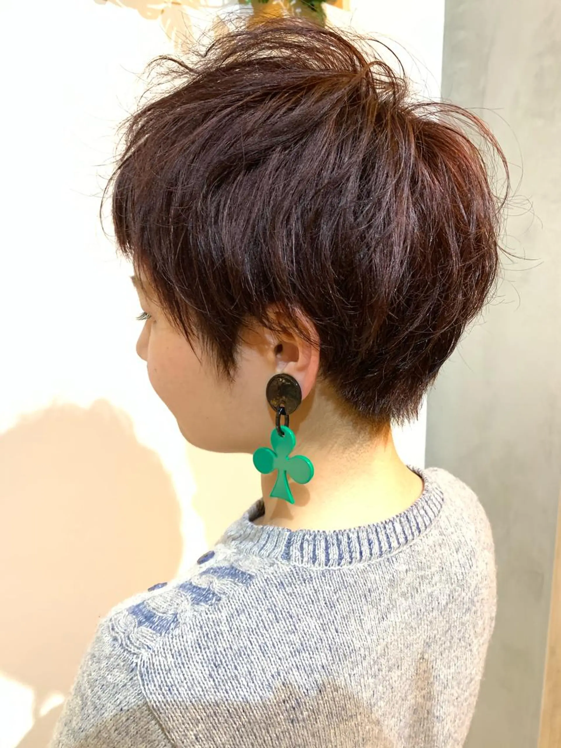 ショート アッシュ ボブ エクステ 外国人風カラー ハイライト reverie【レヴリー】所属・夜23時まで予約🉑 reverieあきらのヘアスタイル