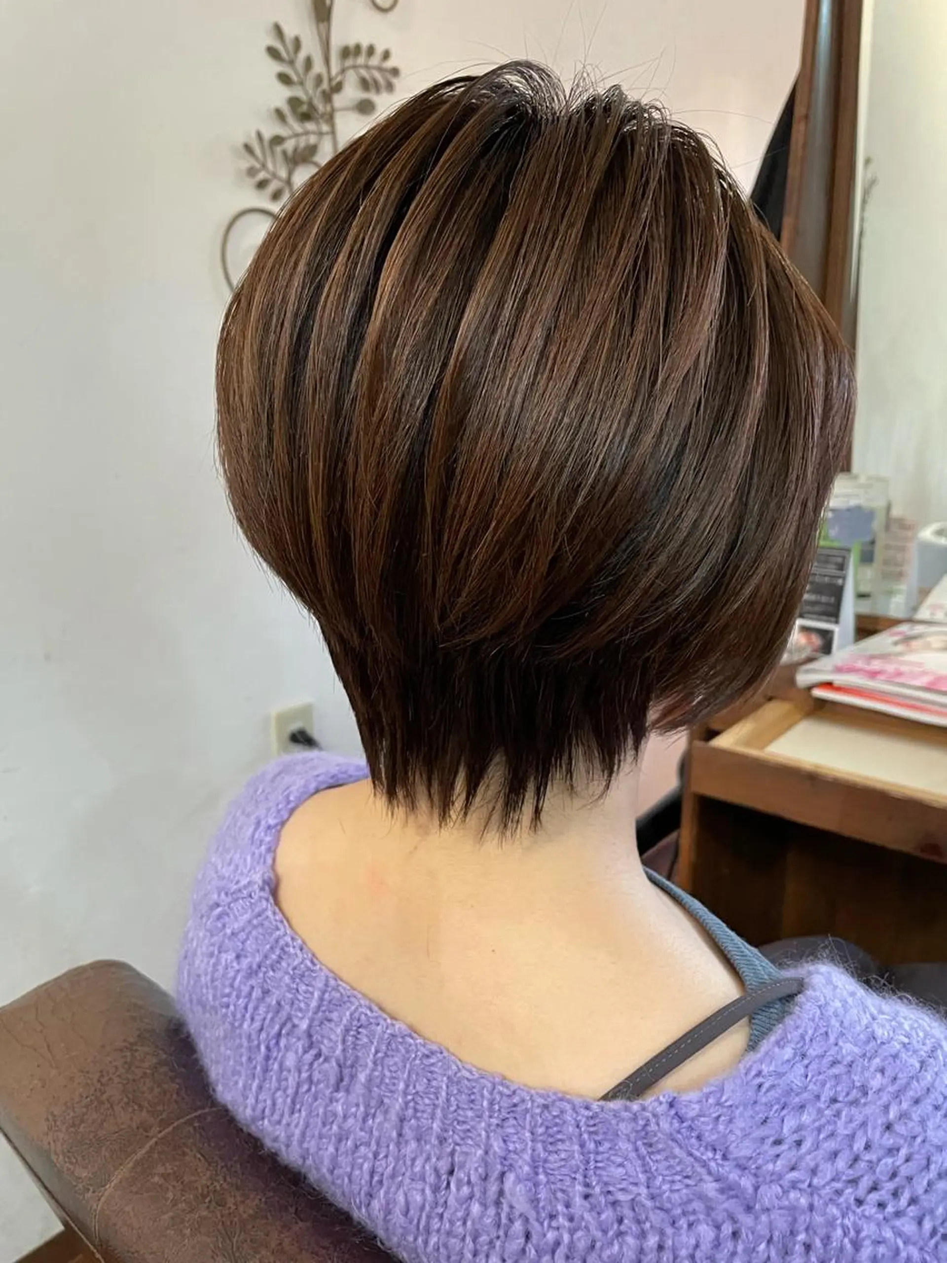 ショート カラー 下小鶴 優治のヘアスタイル