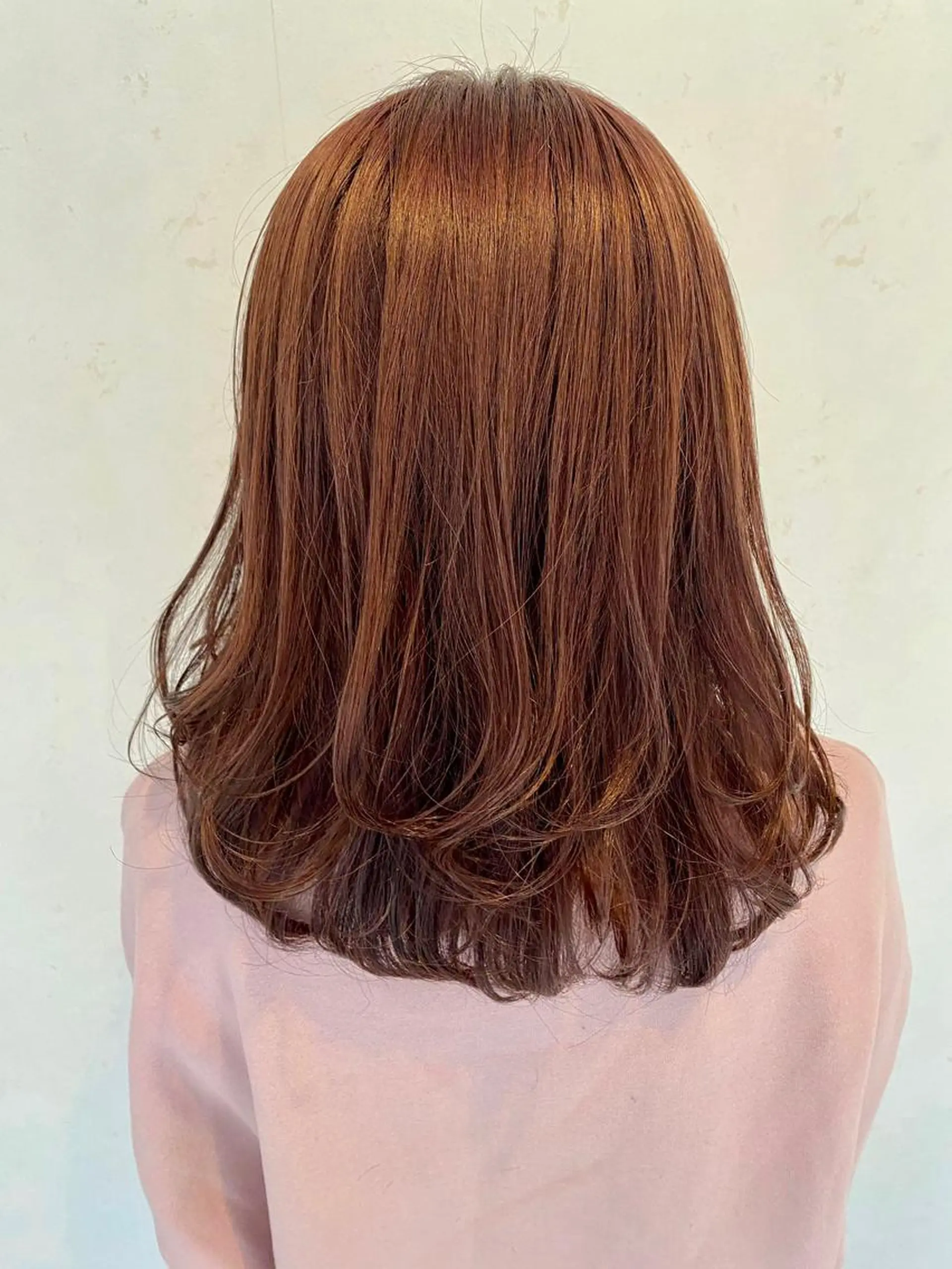 ミディアム カラー 伊藤 さやかのヘアスタイル