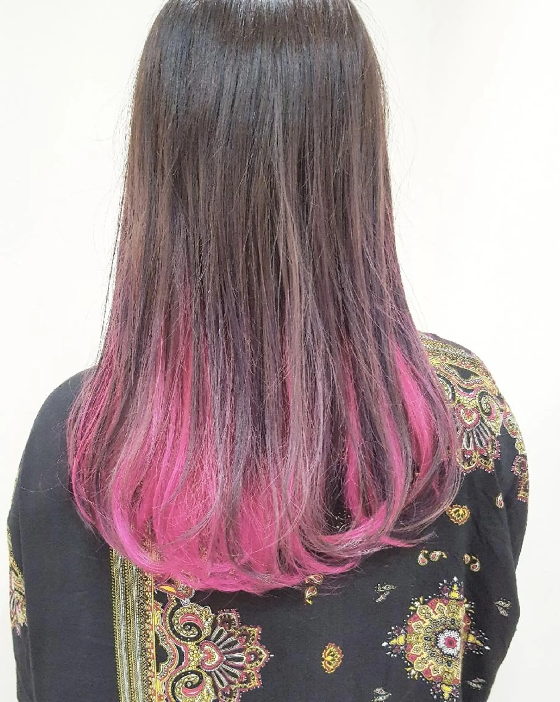 ロング カラー しらはま ようこのヘアスタイル