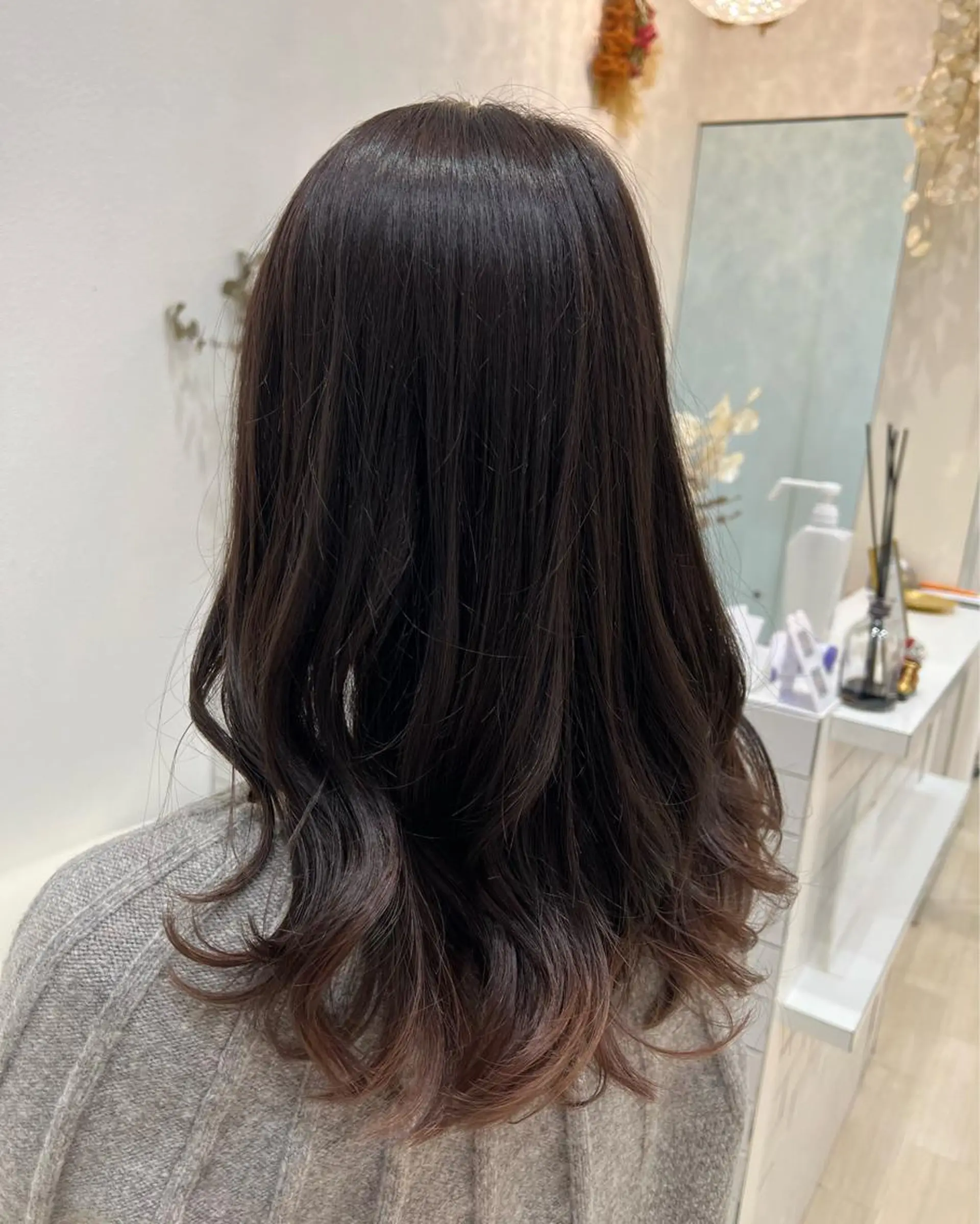 セミロング カラー ヘアカラー 河原町/艶髪/西田 晴香のその他イメージ