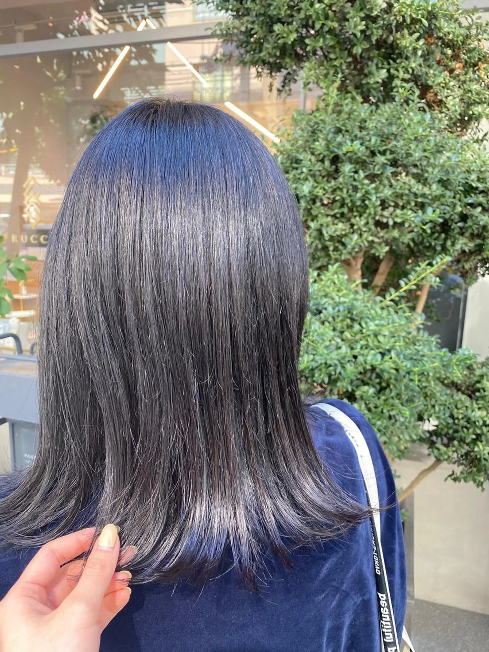 セミロング カラー 韓国好き🇰🇷 美容師MIKUのヘアスタイル