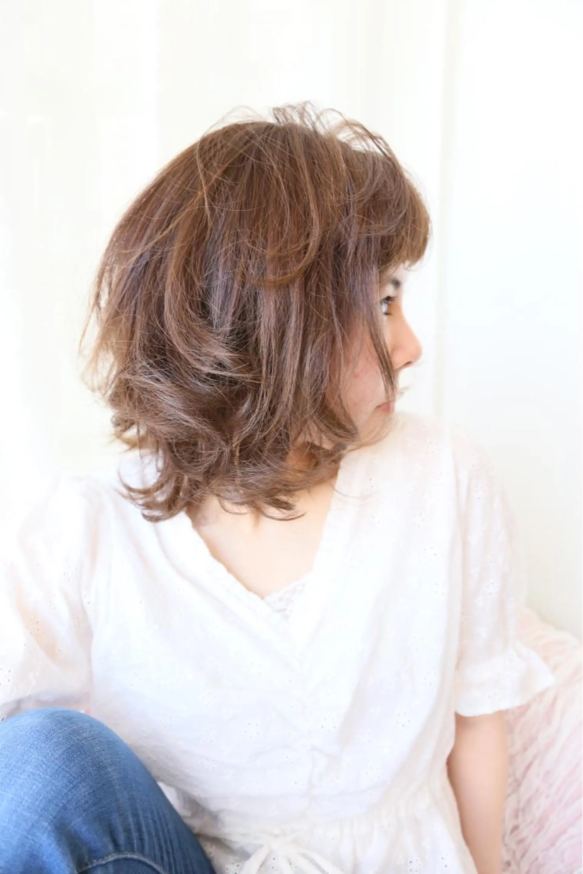 ミディアム 森 宇旦のヘアスタイル