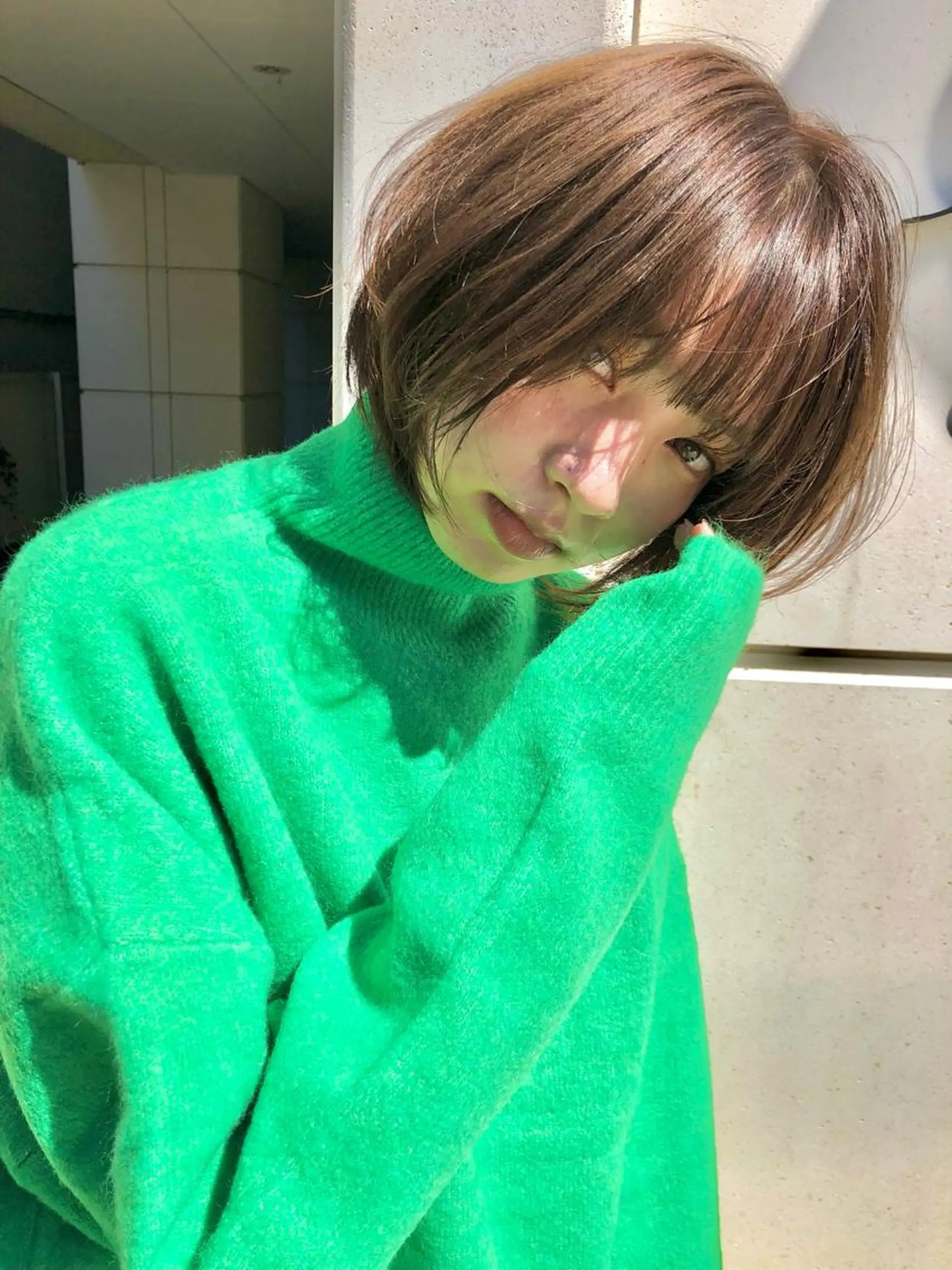 ショート 縮毛矯正、髪質改善 肘以上無料のヘアスタイル