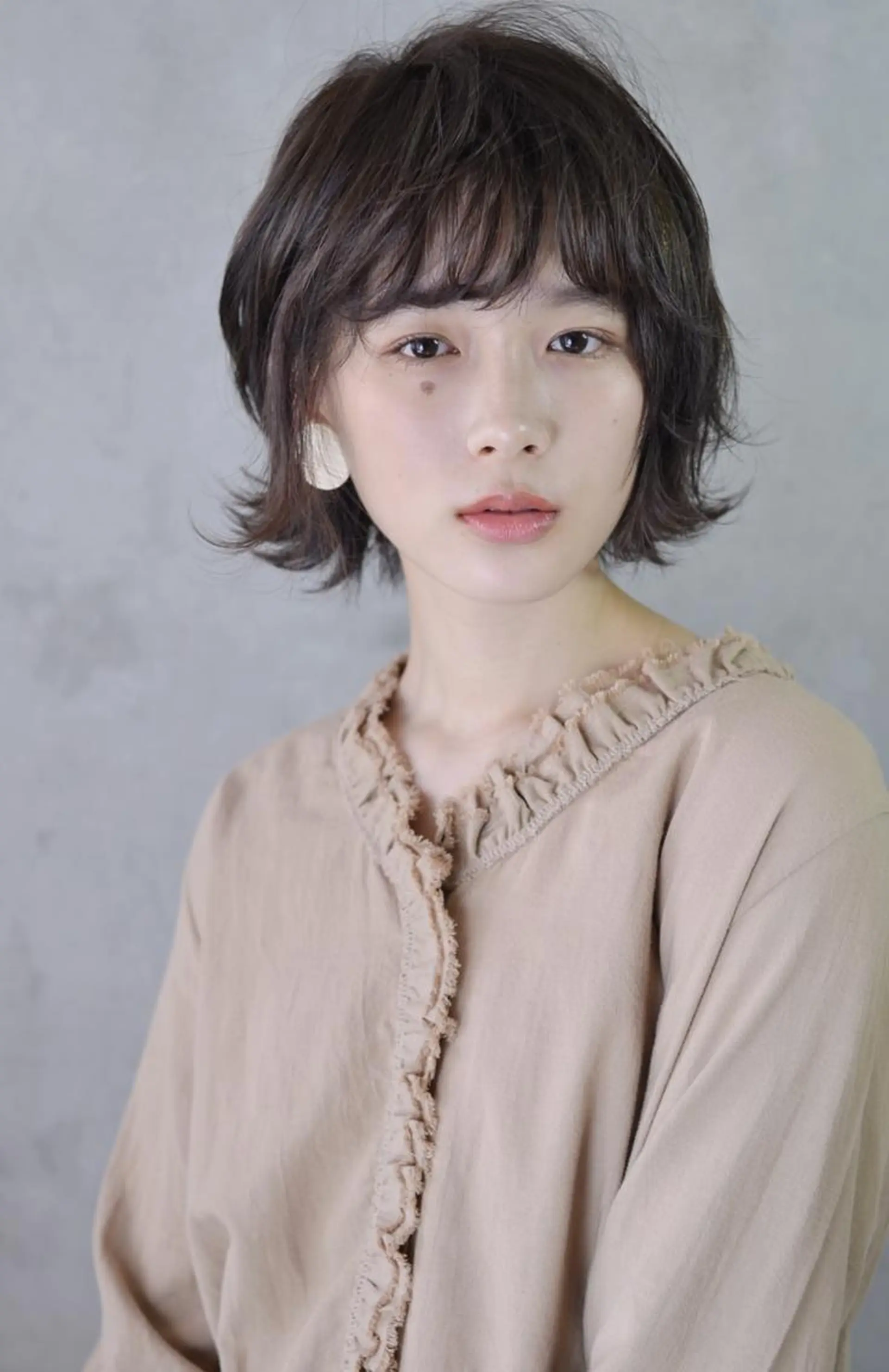 ショート カラー ボブレイヤー ボブ レイヤーカット coii コイ【原宿/表参道】のヘアスタイル