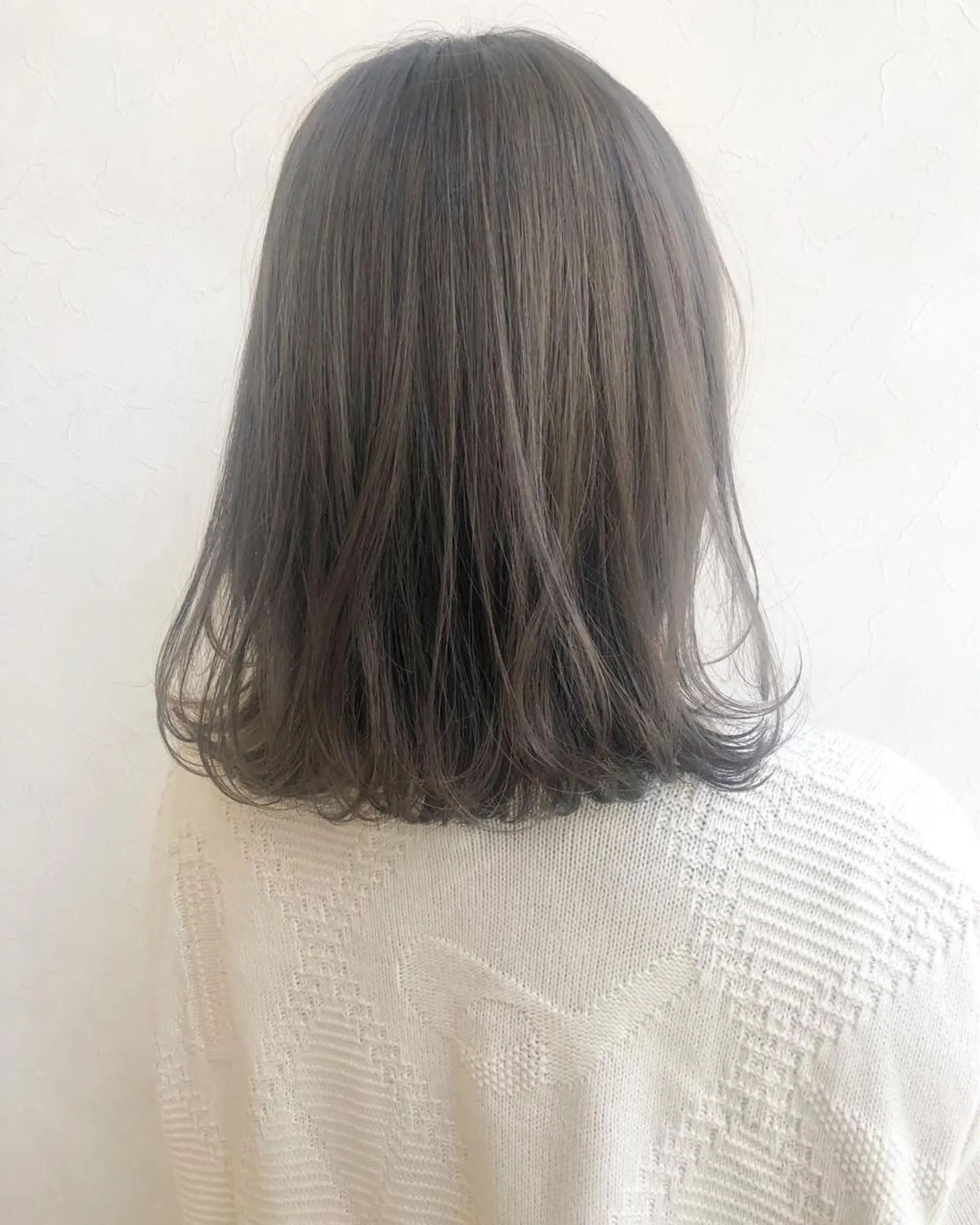 ミディアム カラー ヘアカラー 縮毛矯正 トリートメント nakahara madokaのヘアスタイル