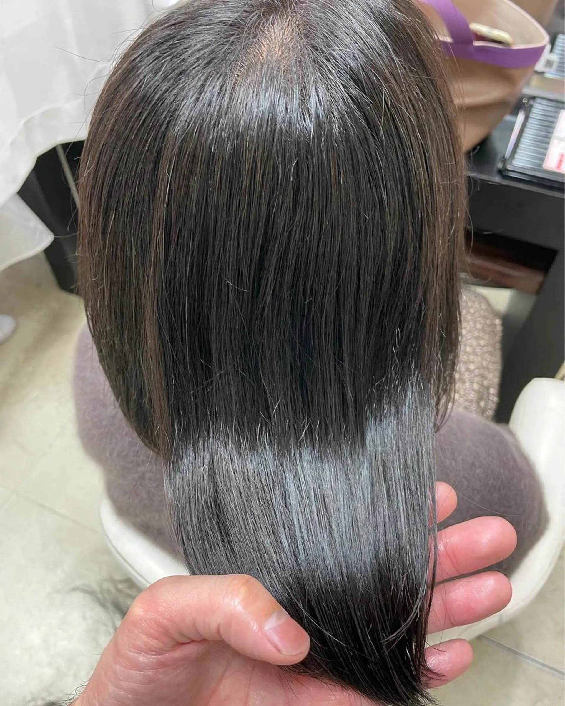 ショート カット ヘアカラー 縮毛矯正 le. pidorgeのヘアスタイル