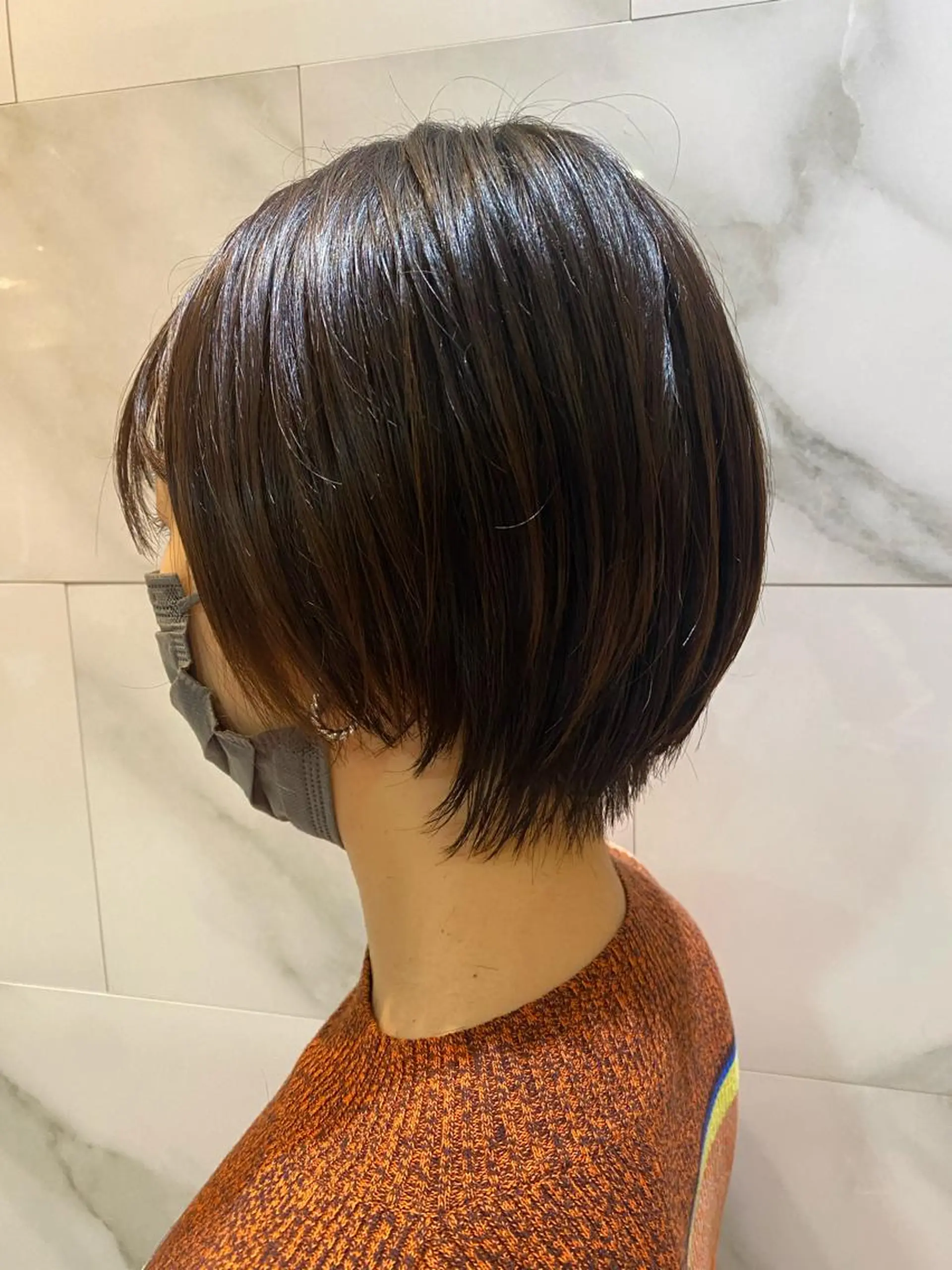 ショート グレージュ/レイヤー /韓国ヘア/RISAのヘアスタイル