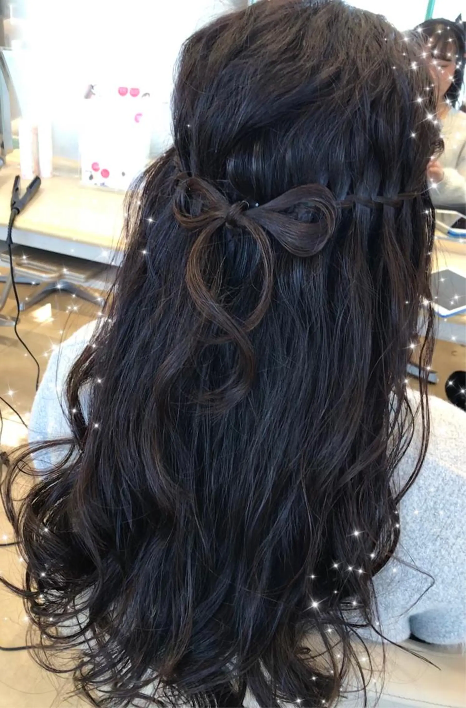 ロング ヘアアレンジ ヘアセット 高橋恵🌈生え癖改善 ウルフ/レイヤーのヘアスタイル