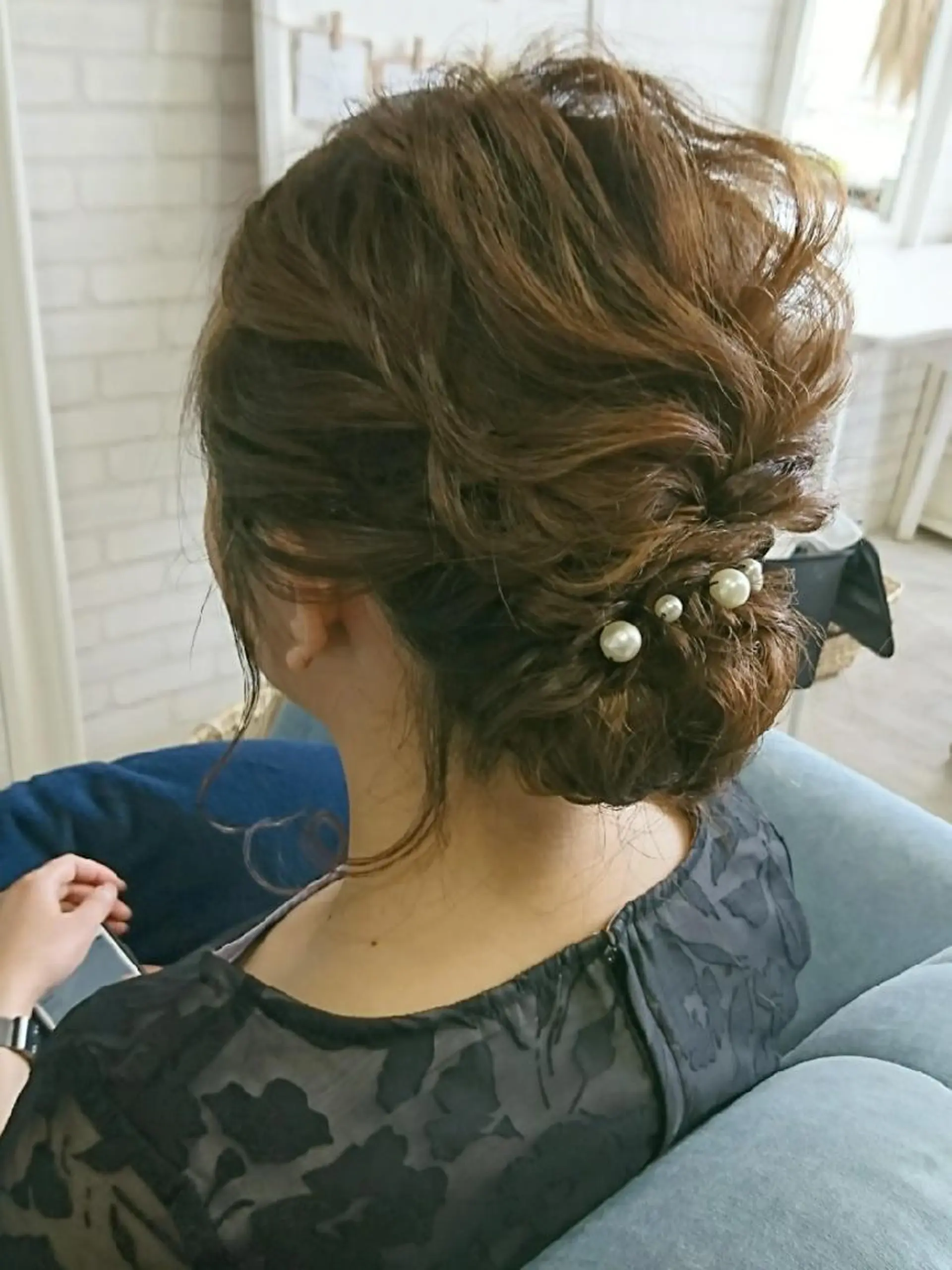 セミロング ヘアアレンジ ヘアセット cell所属・植田 真理のエステ・リラクイメージ