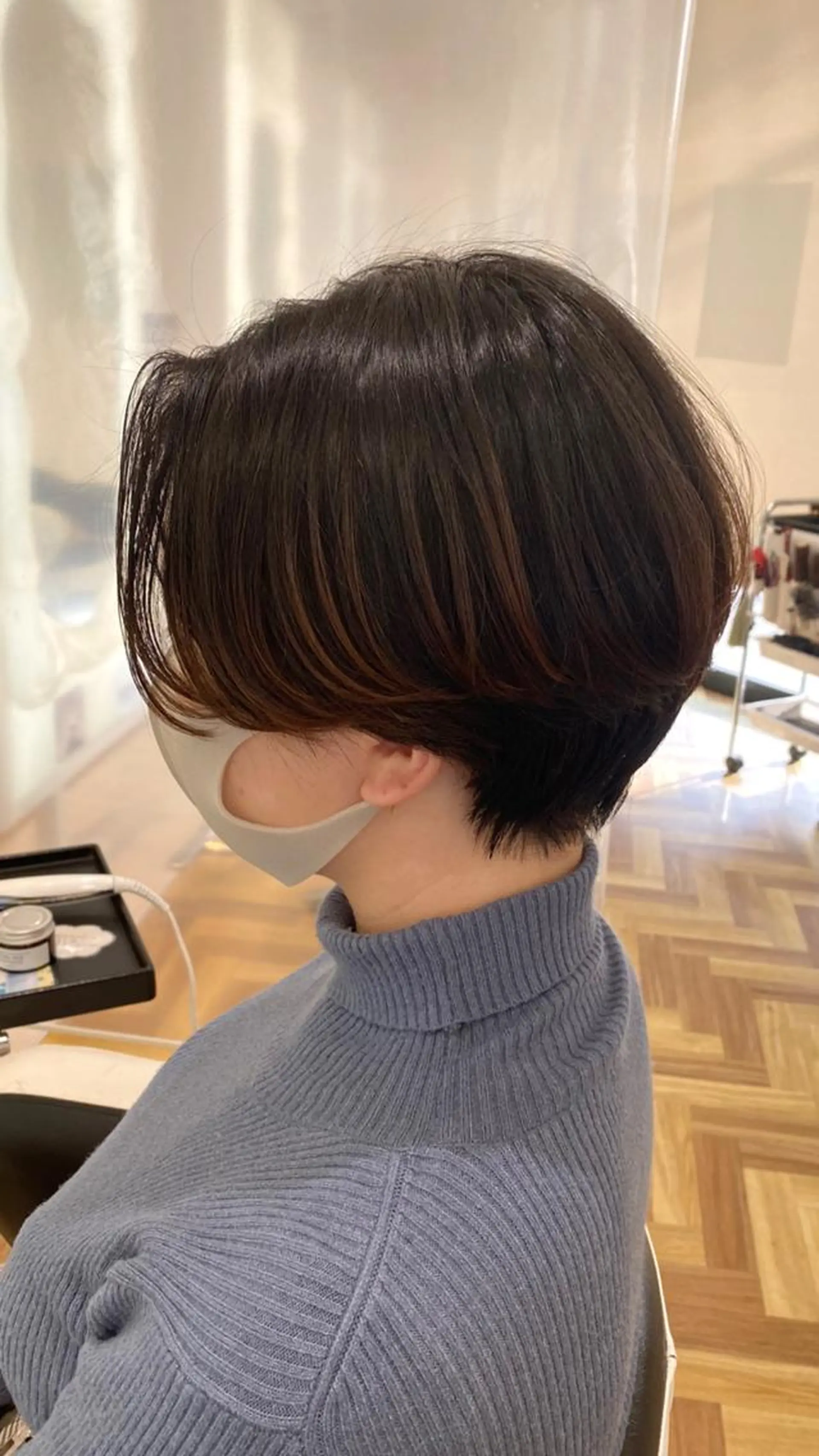 ショート ハンサムショート ショートヘア カット 高木 麻知子のヘアスタイル