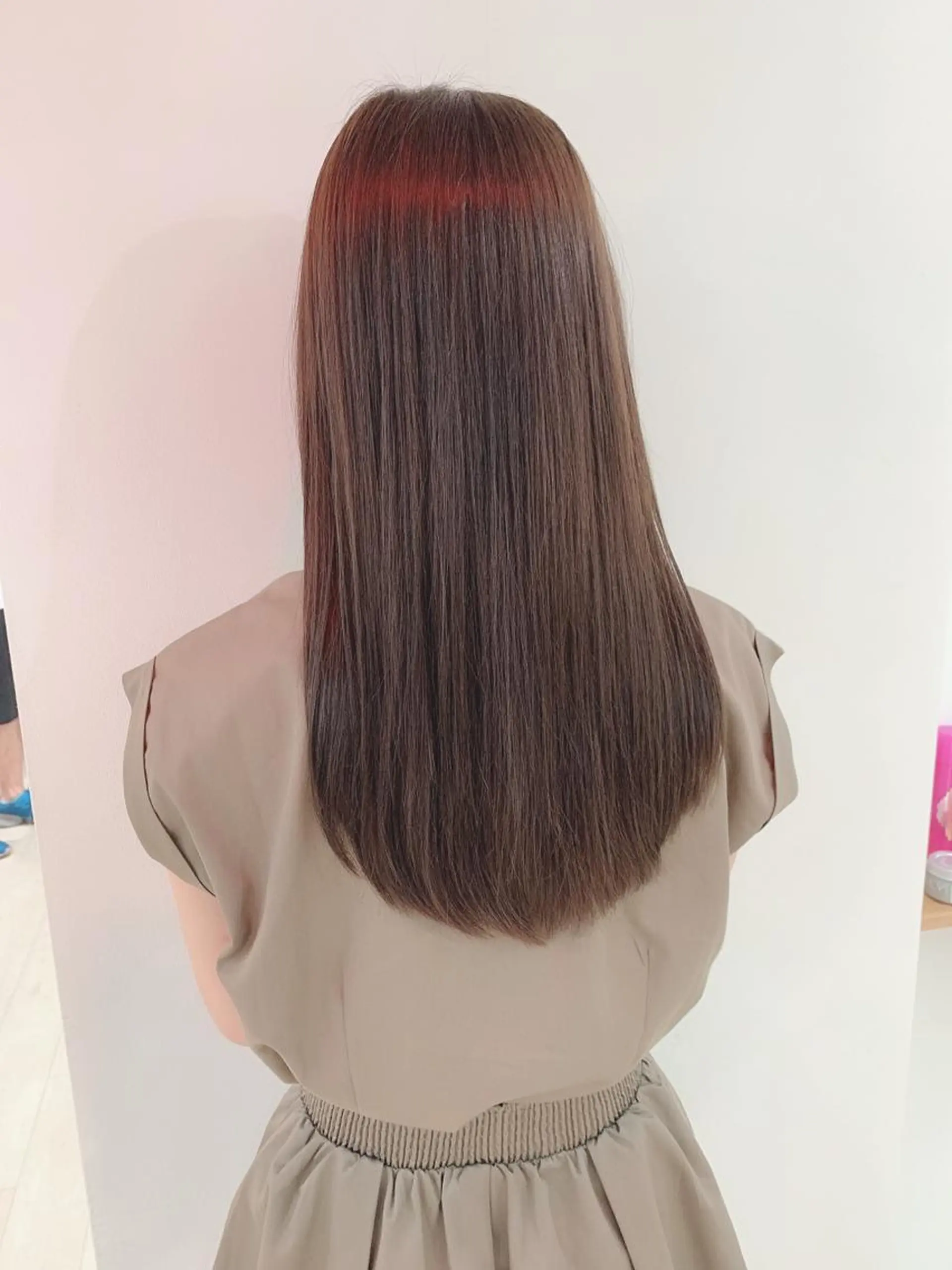 ロング カラー カット ヘアカラー なりたいが叶う ながしまじゅんきのヘアスタイル