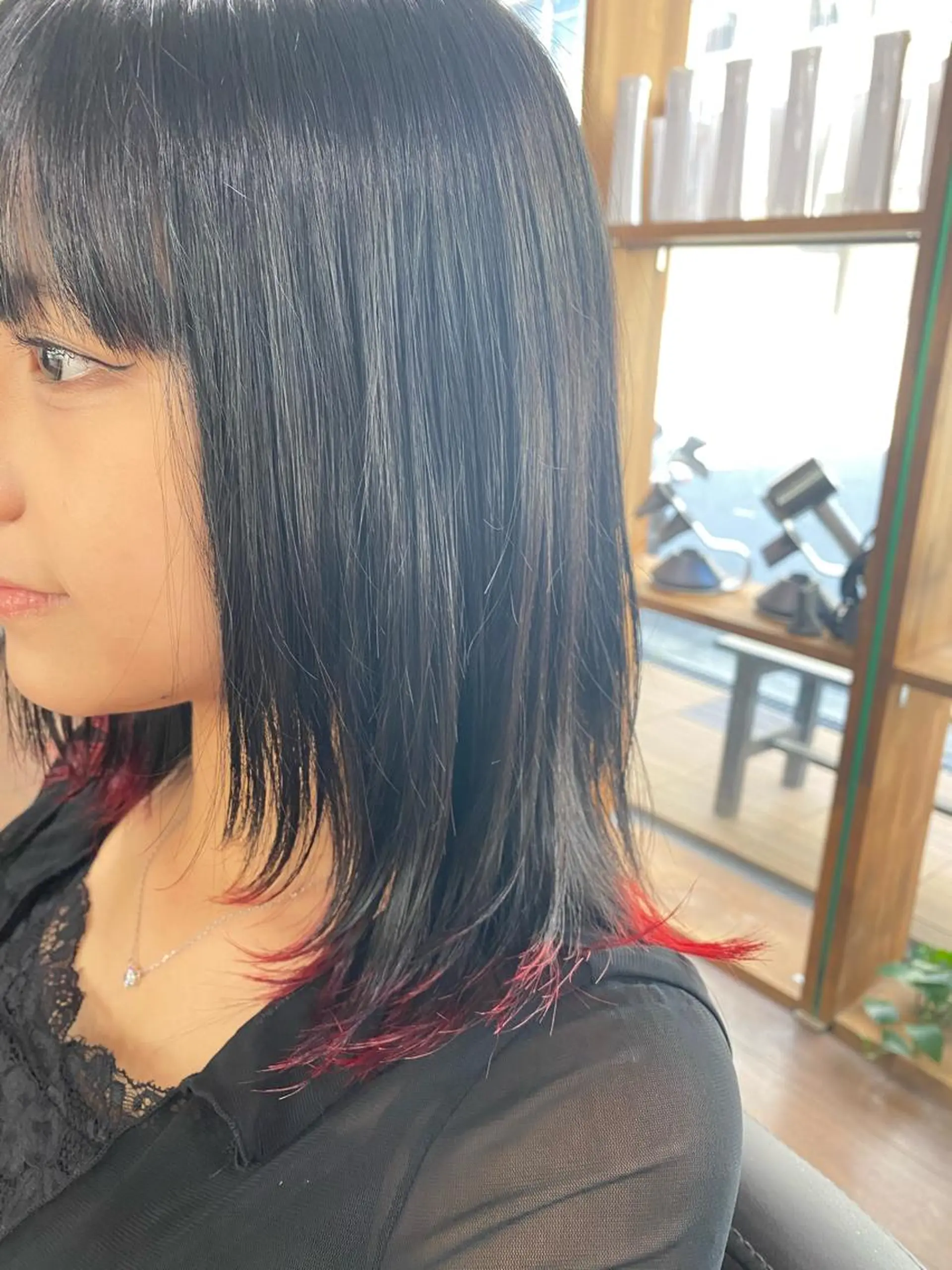 ミディアム カラー 限界オタク美容師 💜Natsuki☁のヘアスタイル