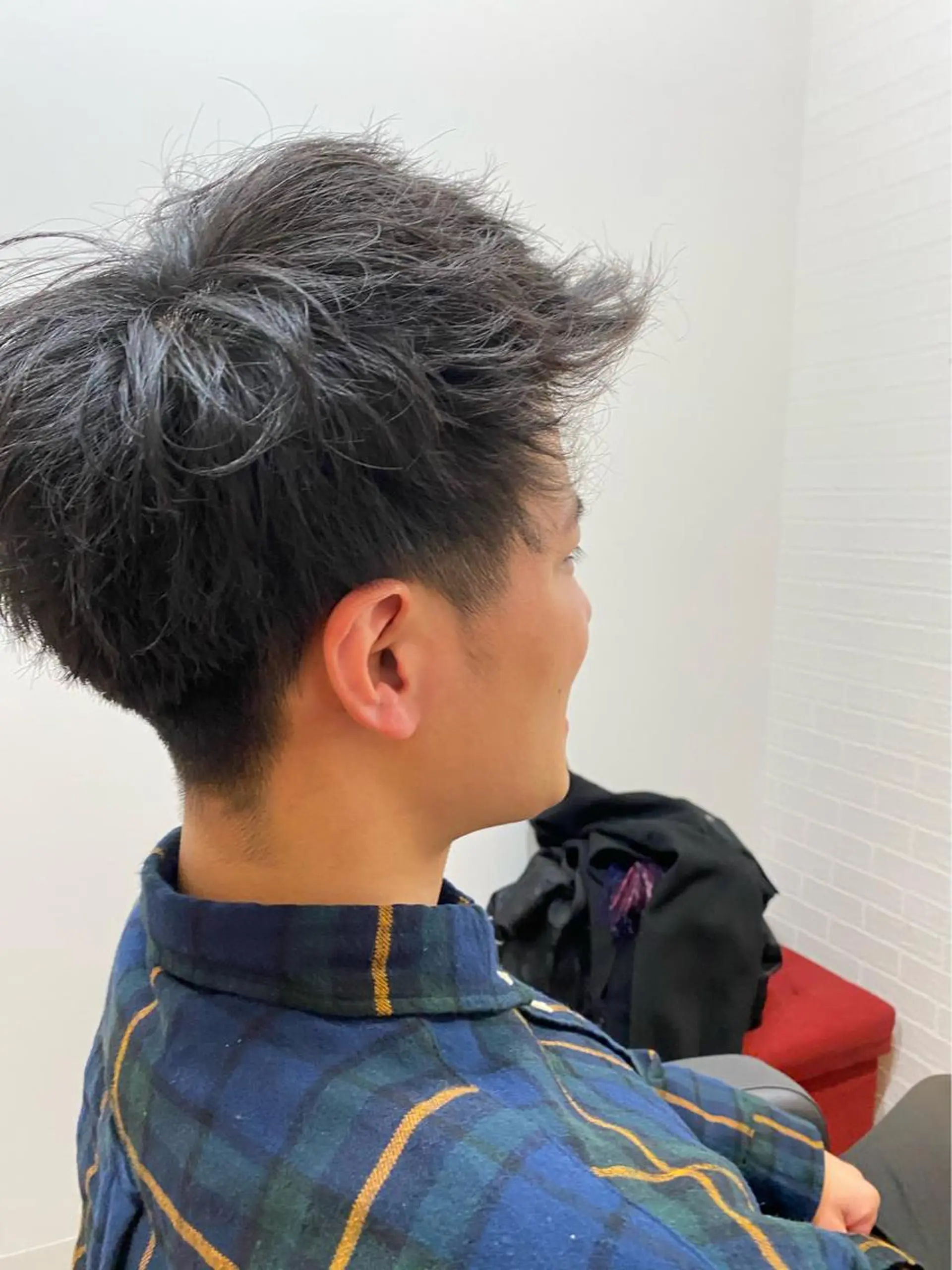 ショート カラー パーマ メンズ 高橋 一樹のヘアスタイル