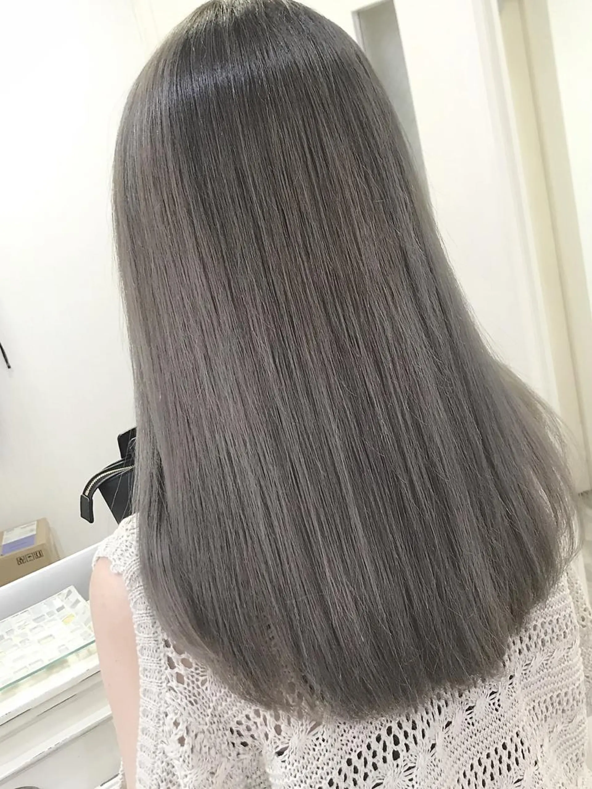 ロング カラー レイヤーカットモデル 募集/藤原一真のヘアスタイル