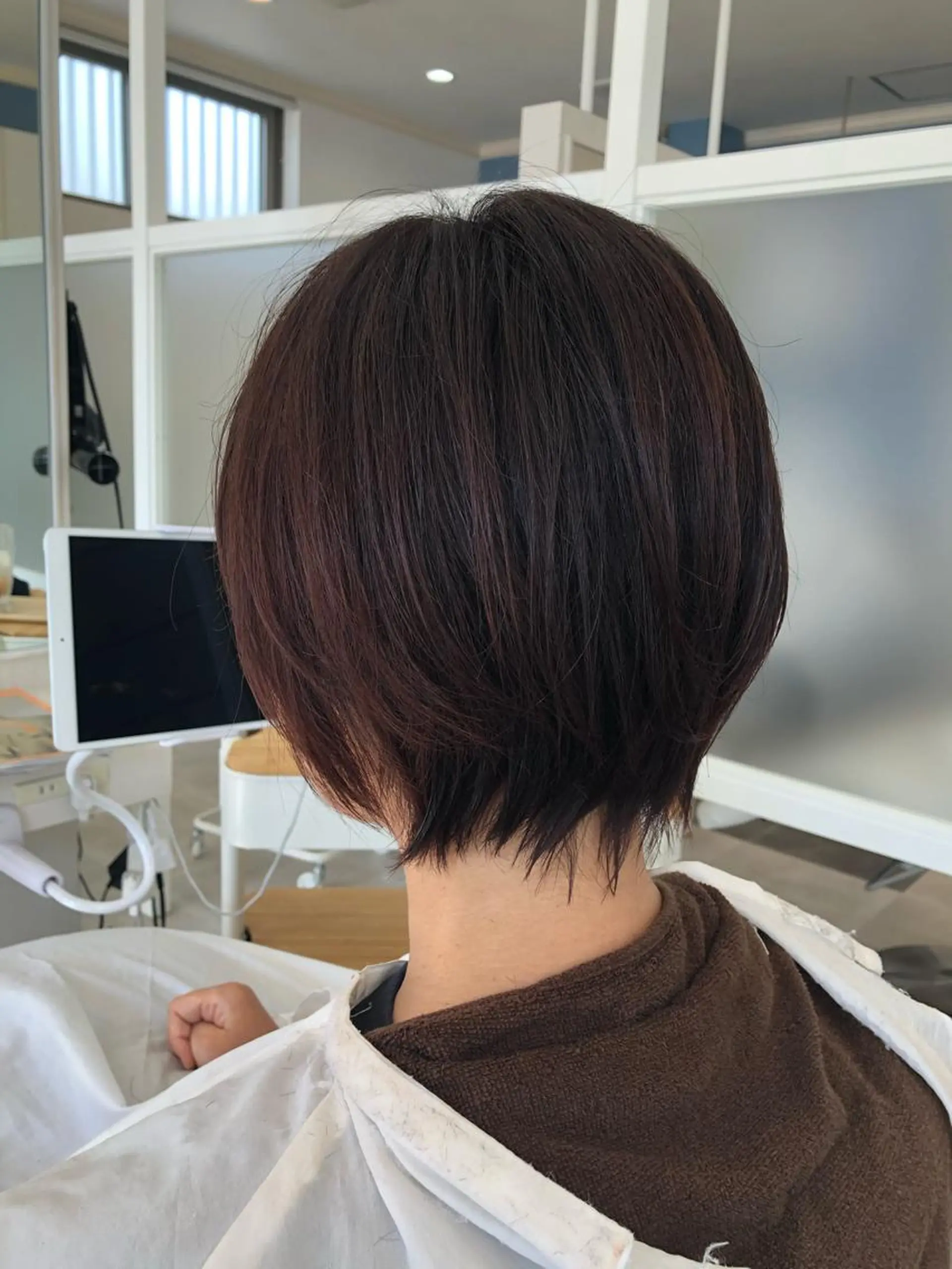 ショート カラー カット 熊野 小百合のヘアスタイル