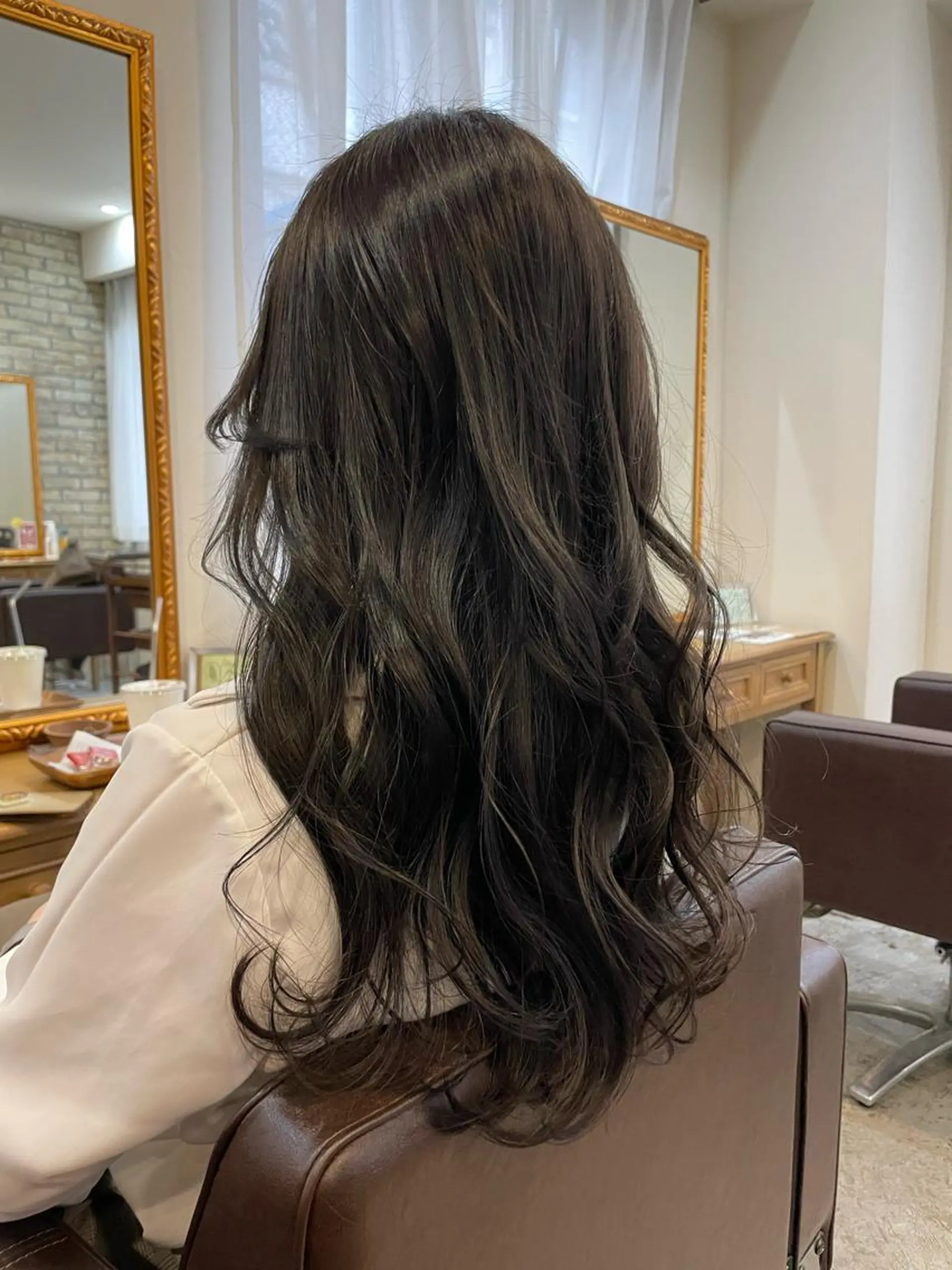 ロング カラー ヘアアレンジ ショコラグレージュ グレージュ カット ヘアカラー トリートメント ヘアセット 髪質改善特化 🫧松野力也のヘアスタイル