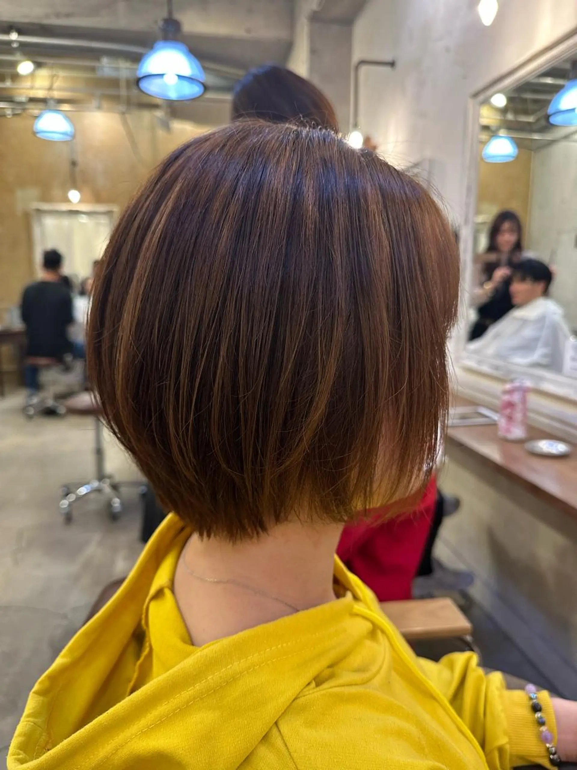 ショート カラー 石綿 大和のヘアスタイル