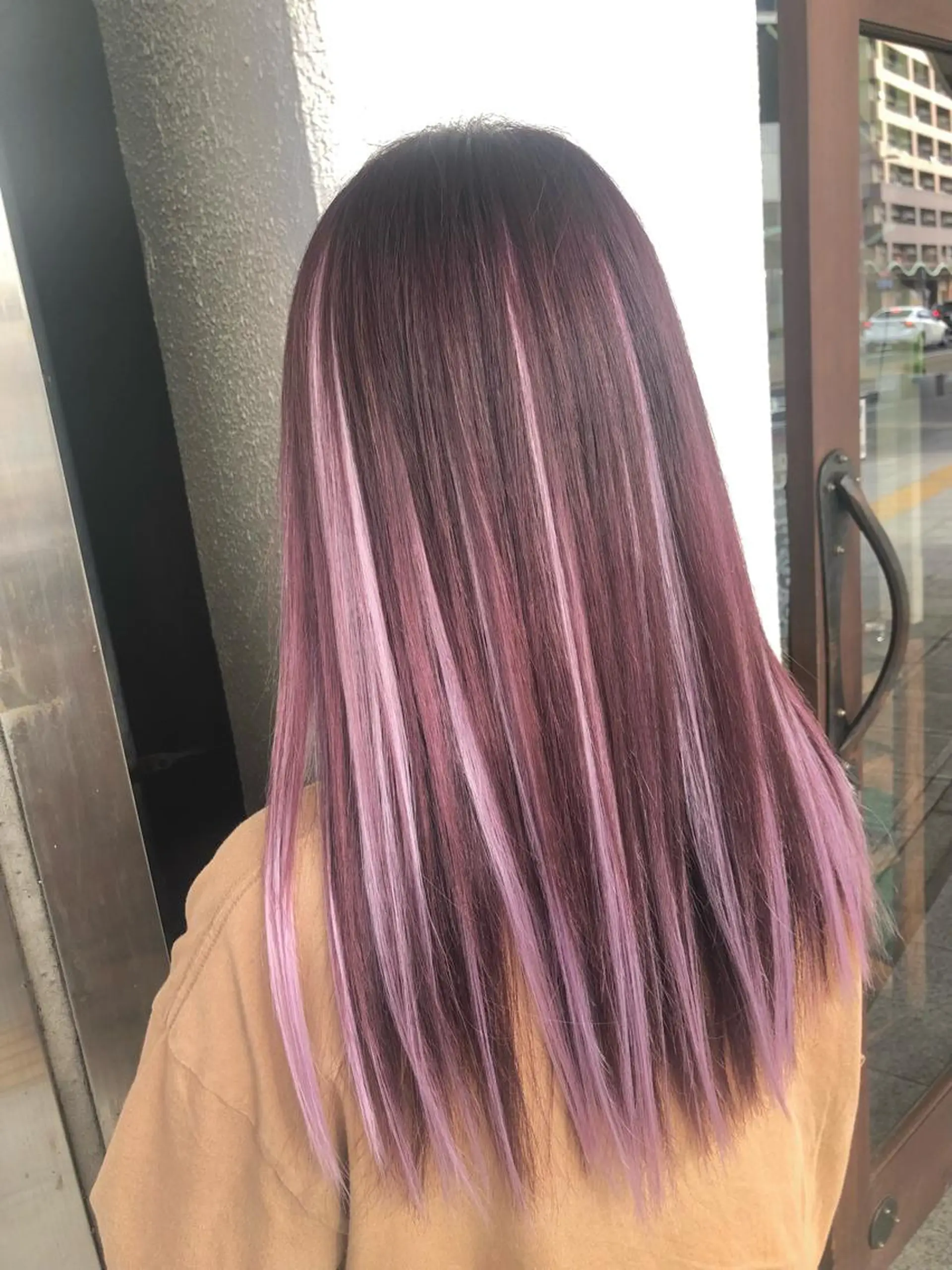カラー ダブルスキルエクステ /羽エクステ白石宇由のヘアスタイル