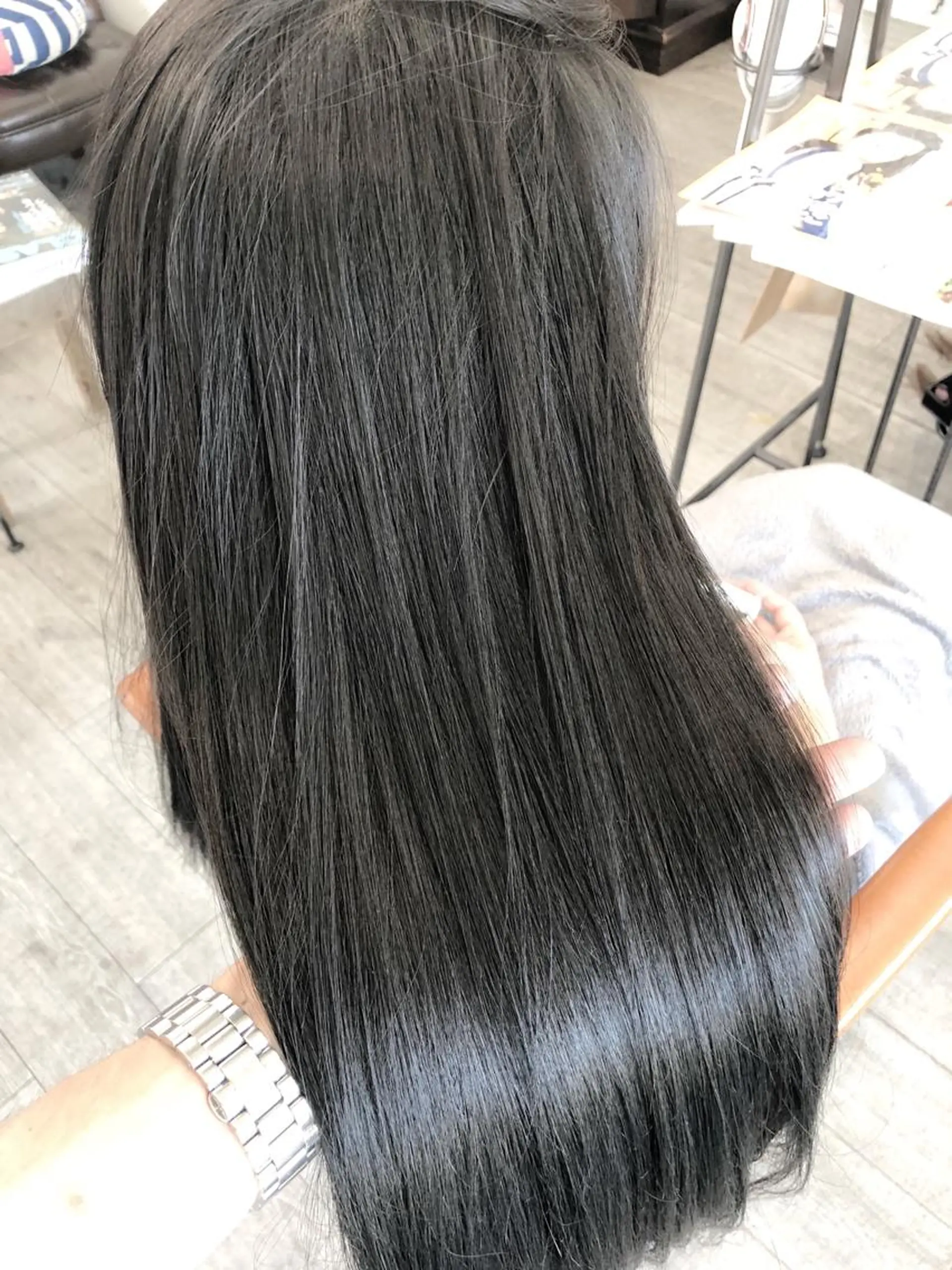 カラー ブルーカラー ブルージュ カット ヘアカラー トリートメント ヘッドスパ グレージュ/髪質改善 Yamato.hのヘアスタイル