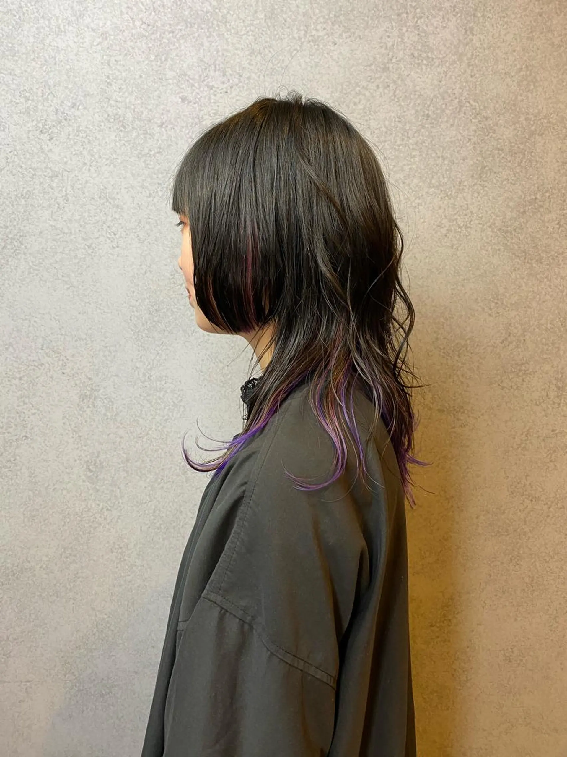 ミディアム カラー 丸山 晶平のヘアスタイル